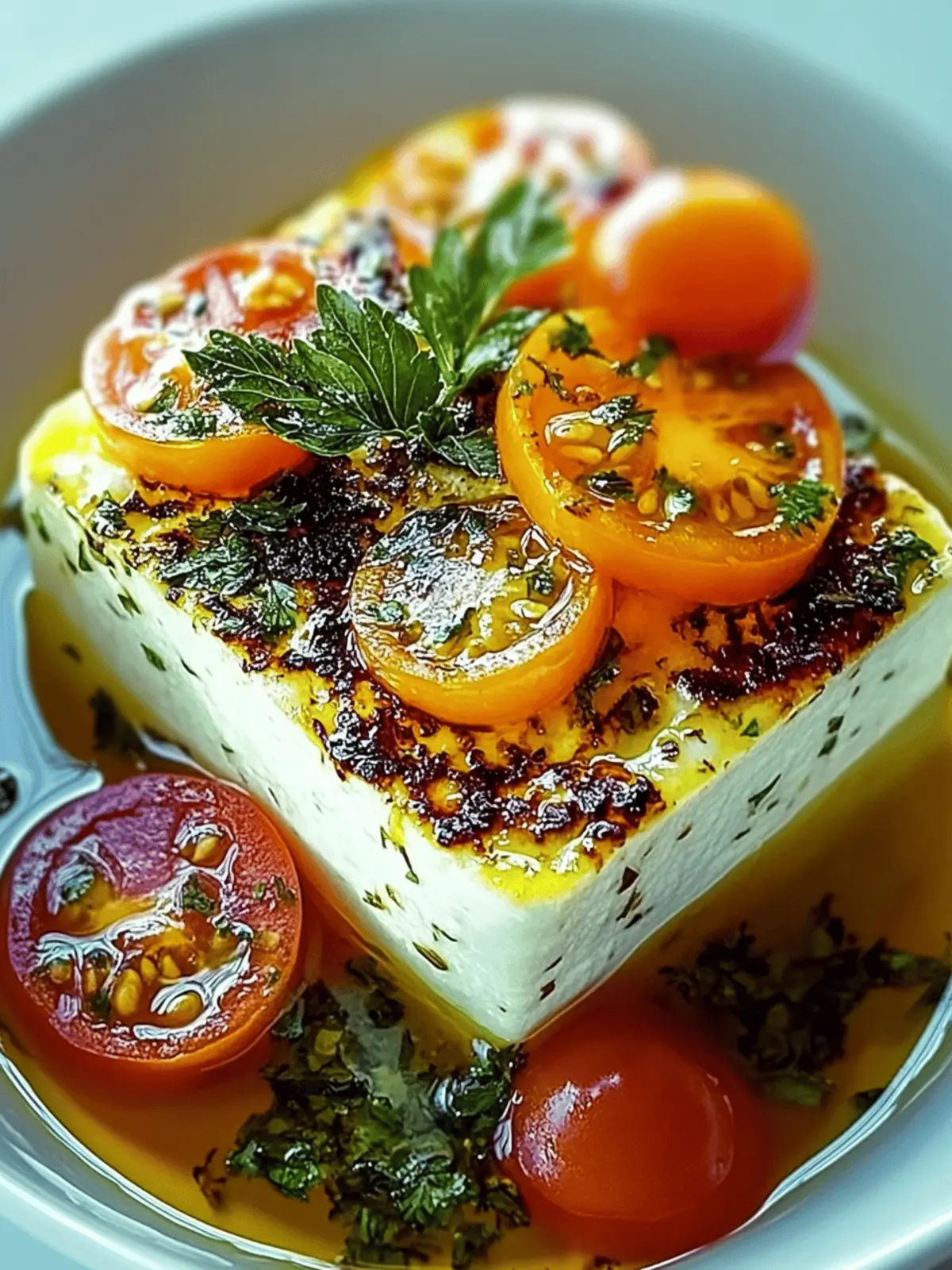 Gebackener Schafskäse griechischer Art mit Gemüse 3 Gebackener Schafskäse griechischer Art