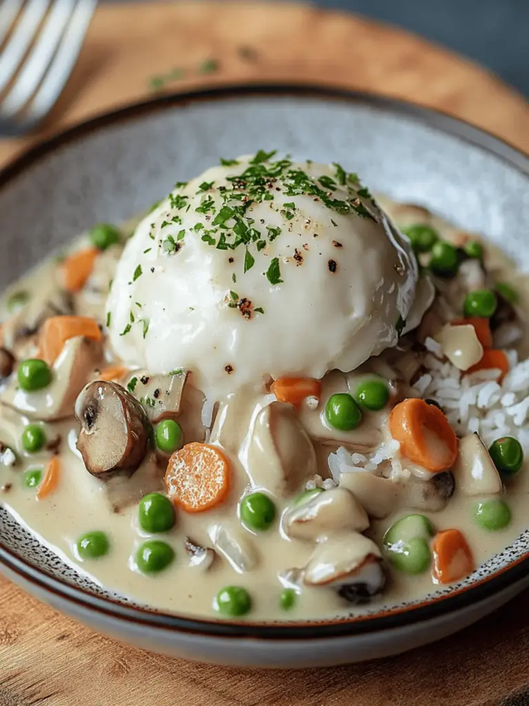 Cremige Pilzfrikassee