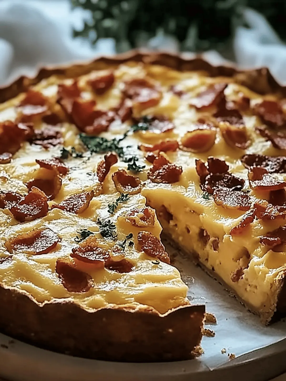 Bacon- und Cheddar-Käsekuchen für jeden Anlass 5 Bacon- und Cheddar-Käsekuchen