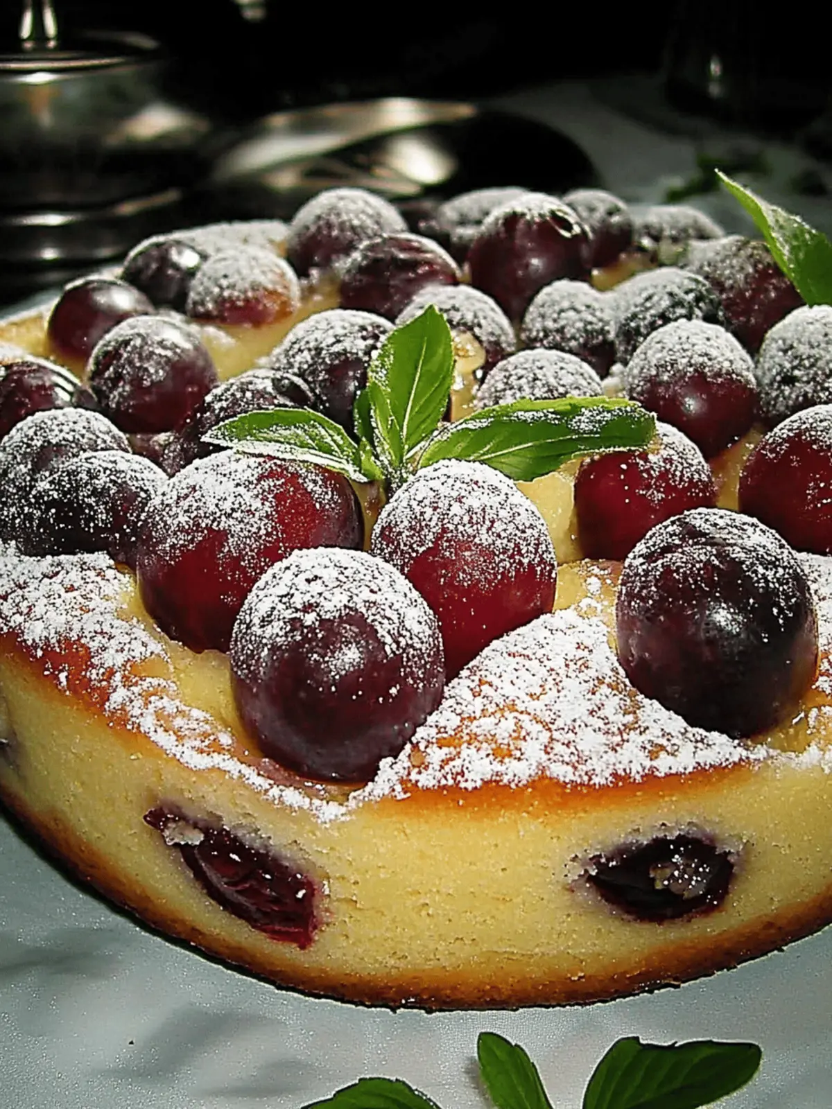 Sunkener Pflaumenkuchen