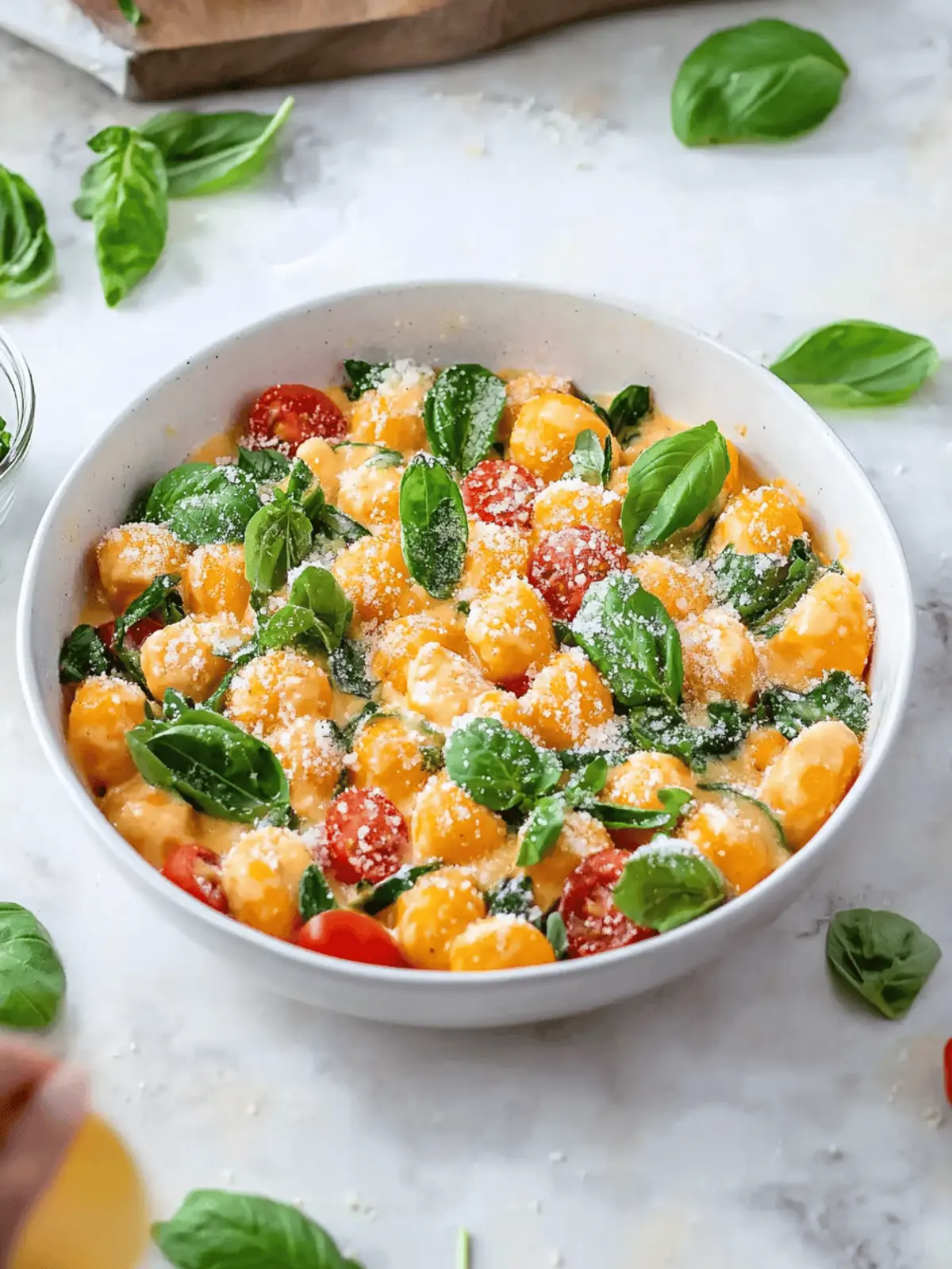 Gnocchi-Pfanne mit Spinat und Tomaten in 15 Minuten 2 Gnocchi-Pfanne mit Spinat und Tomaten