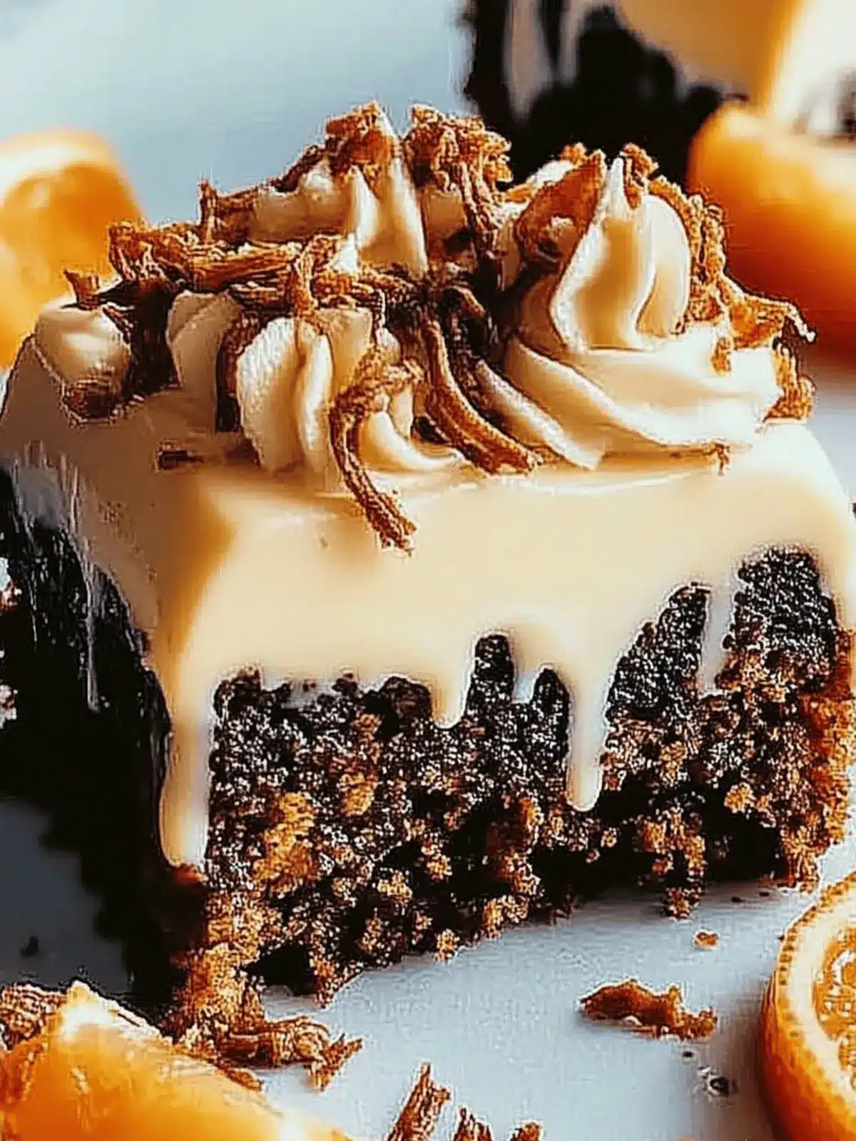 Schokoladenkarottenkuchen mit Frischkäse-Frosting