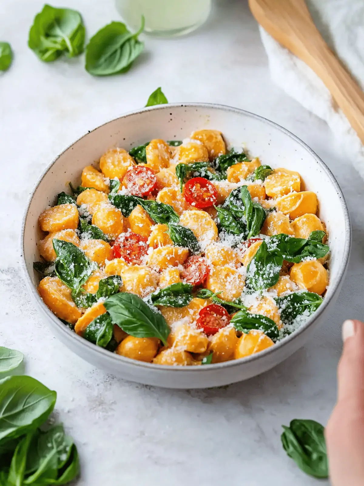 Gnocchi-Pfanne mit Spinat und Tomaten in 15 Minuten 5 Gnocchi-Pfanne mit Spinat und Tomaten