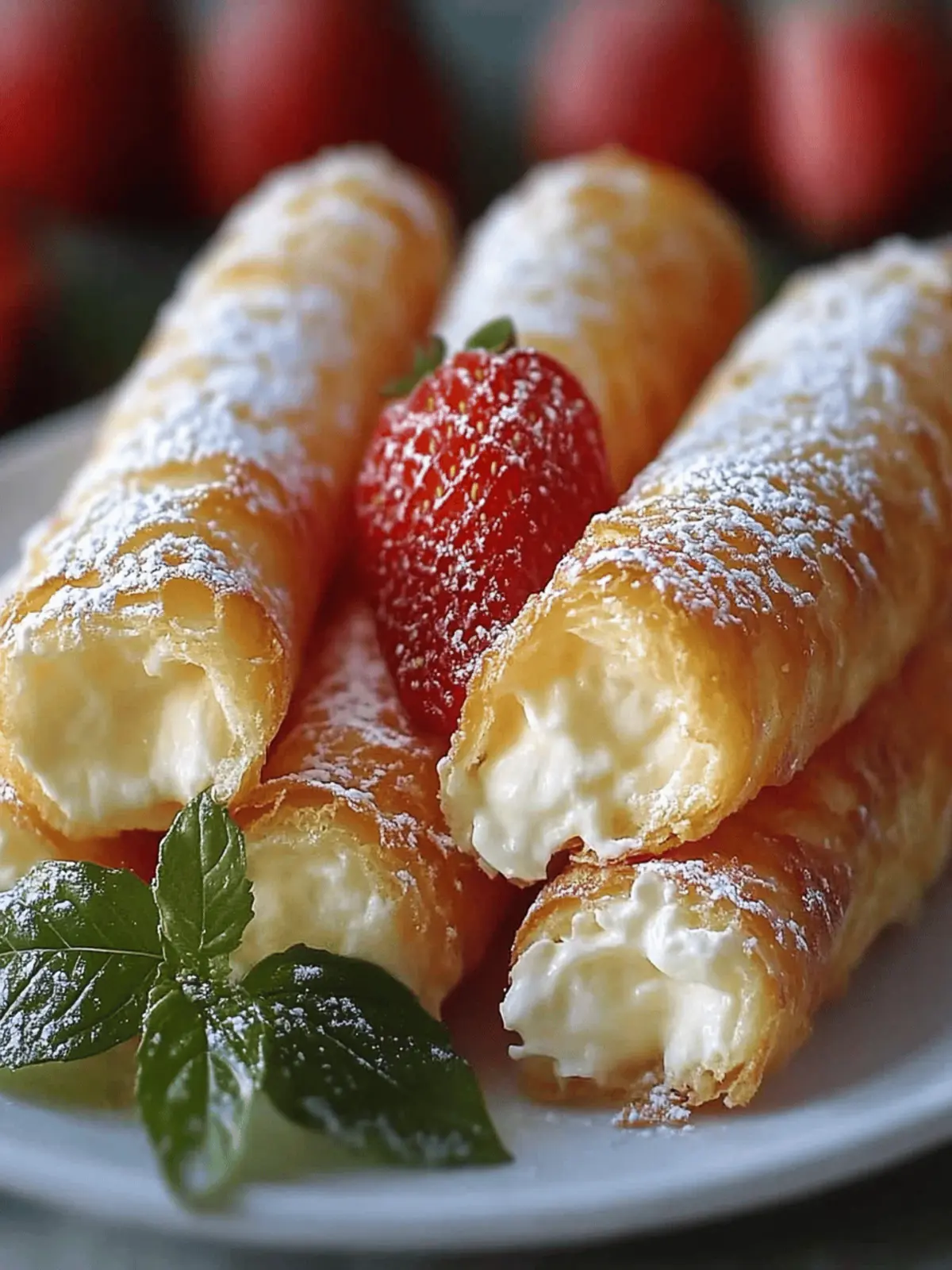 Cannoncini mit italienischer Creme