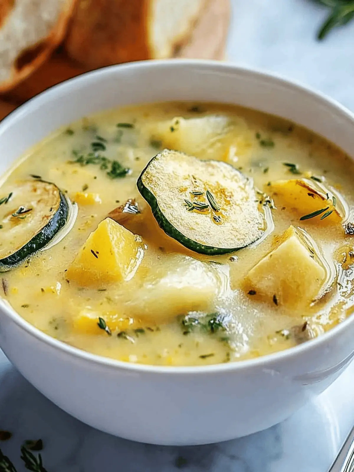 Cremige Zucchinisuppe: Gesund, einfach und lecker 2 Cremige Zucchinisuppe