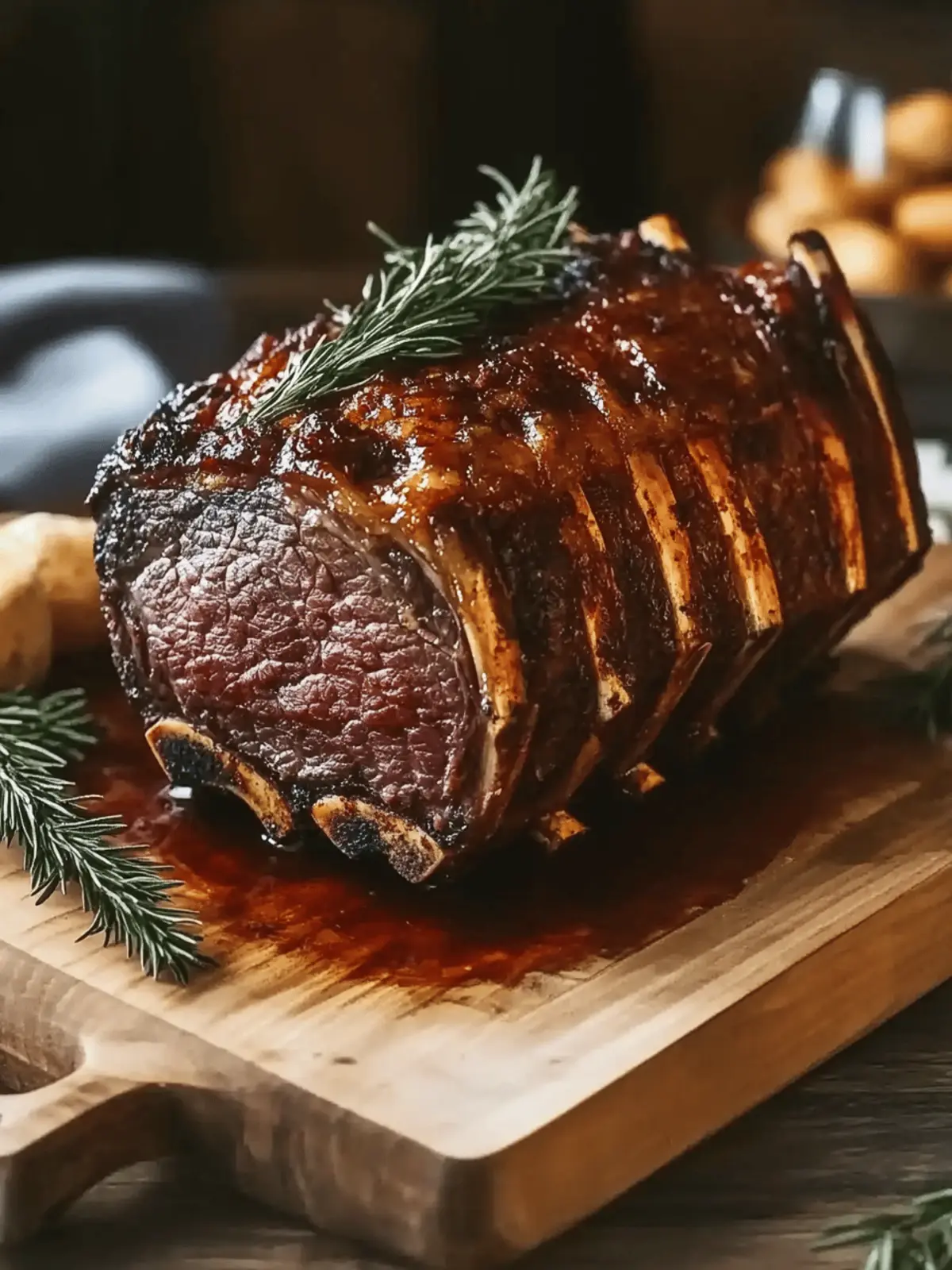 Klassisches Weihnachtsprime Rib für Festliche Genussmomente 3 Klassisches Weihnachtsprime Rib