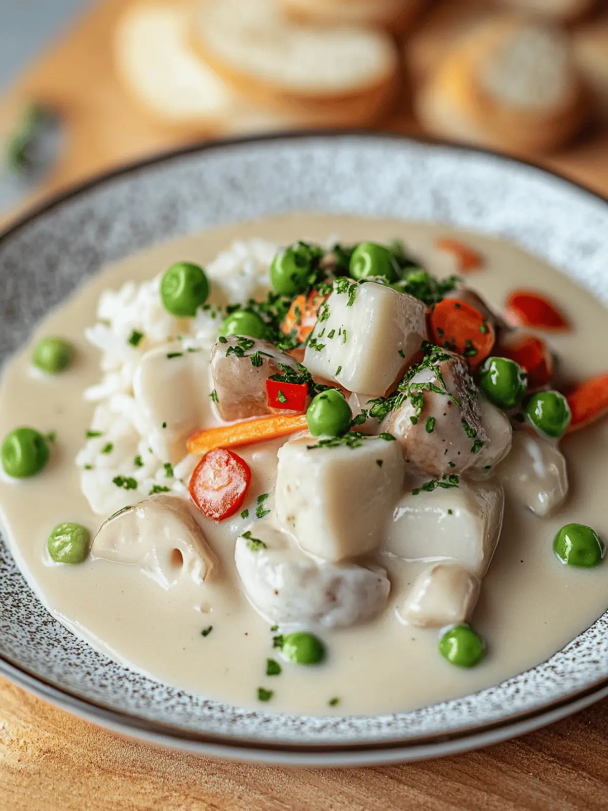 Cremige Pilzfrikassee