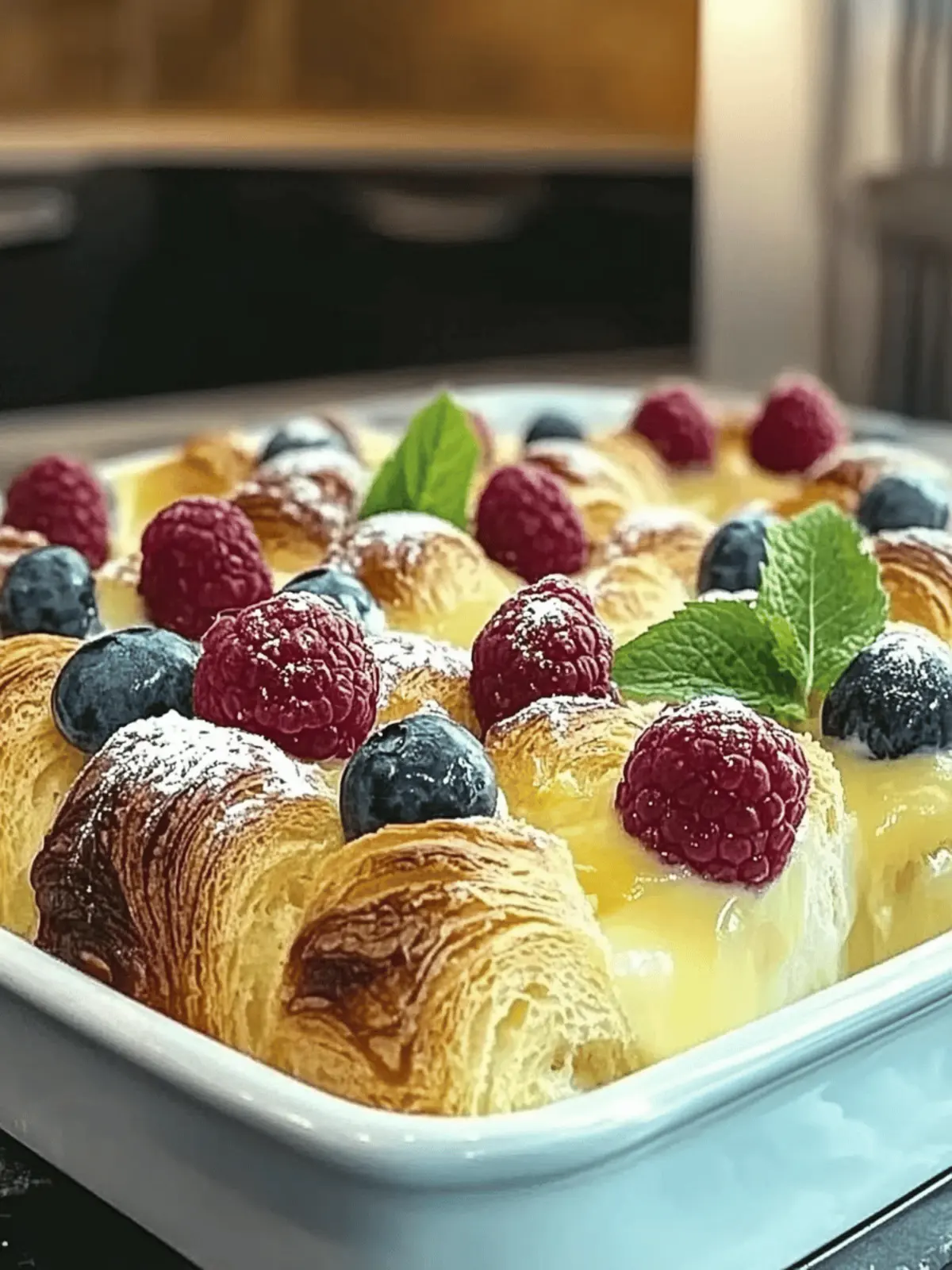 Himmlische Croissant-Auflauf für dein Frühstück 4 Himmlische Croissant-Auflauf