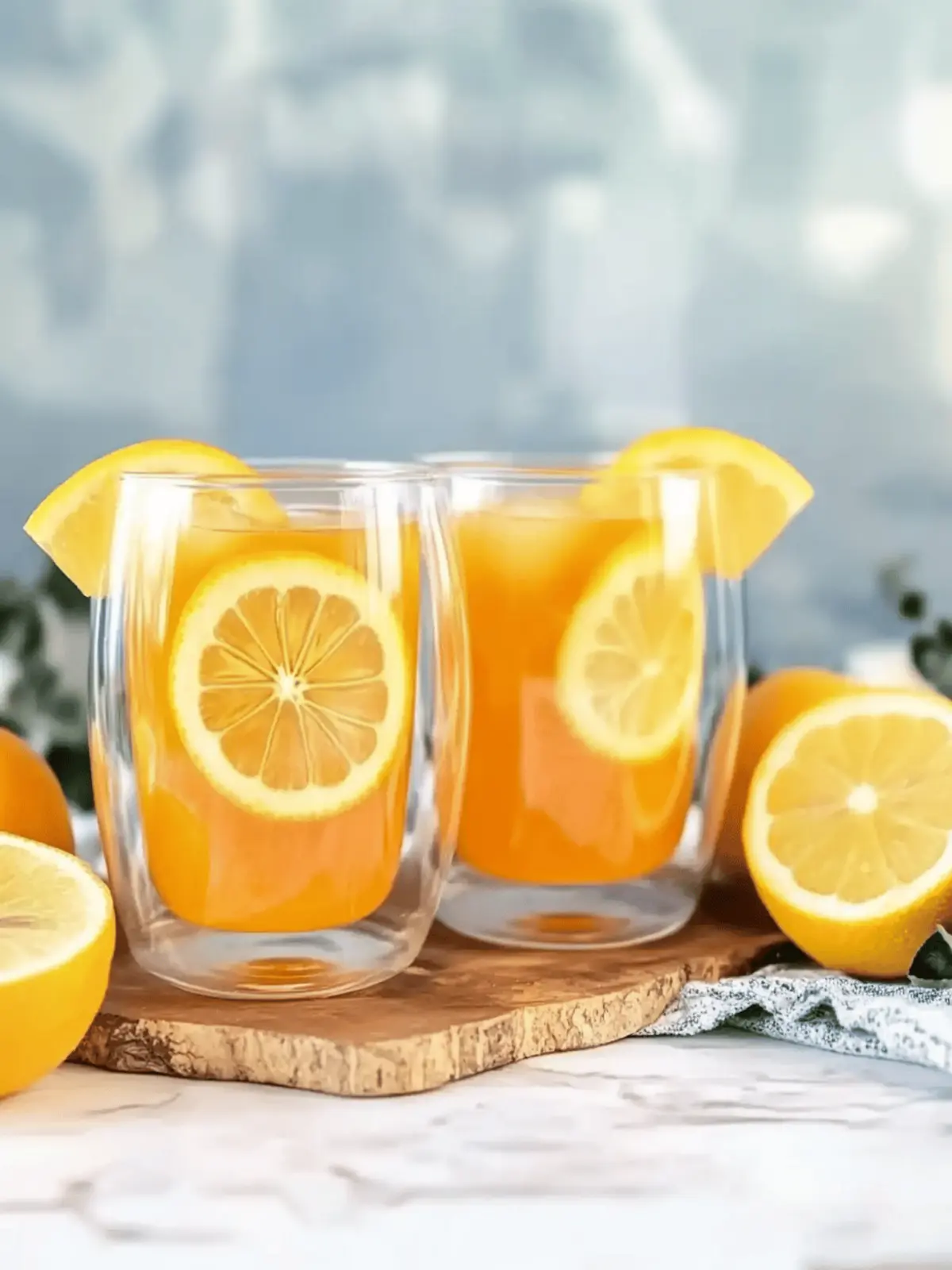 Heißer Aperol mit Orangensaft