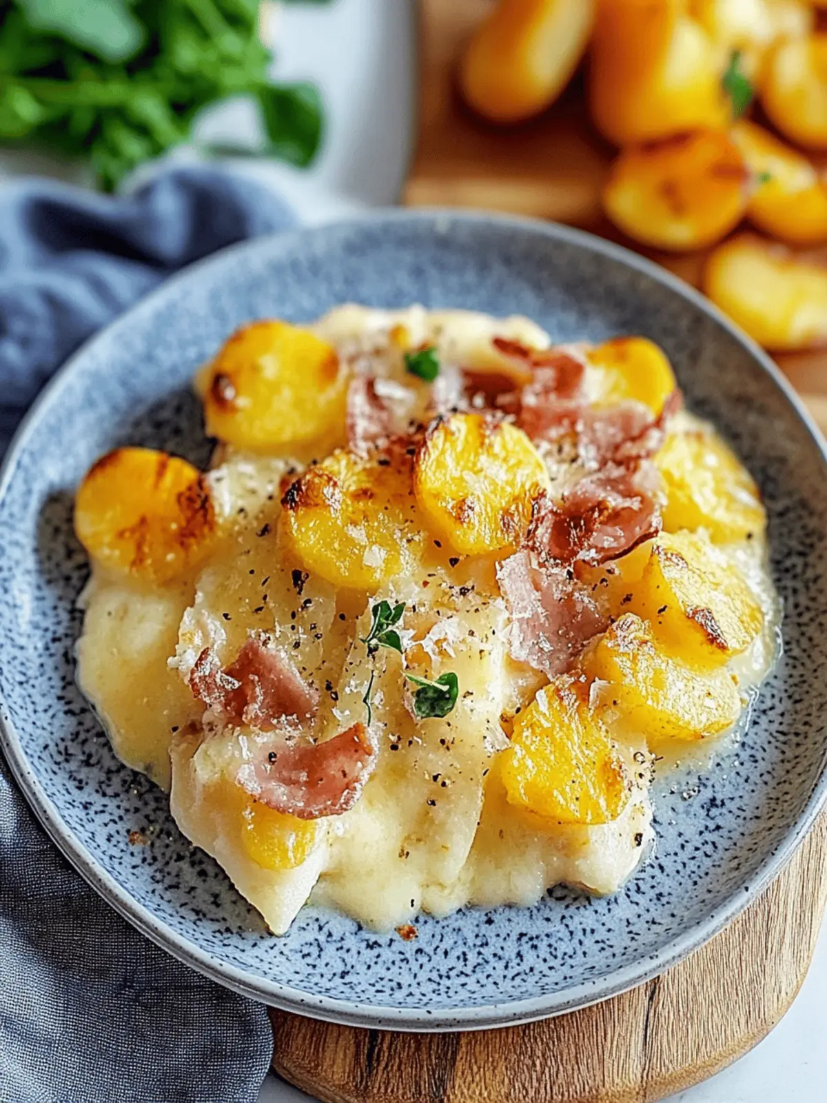 Carbonara Kartoffelauflauf