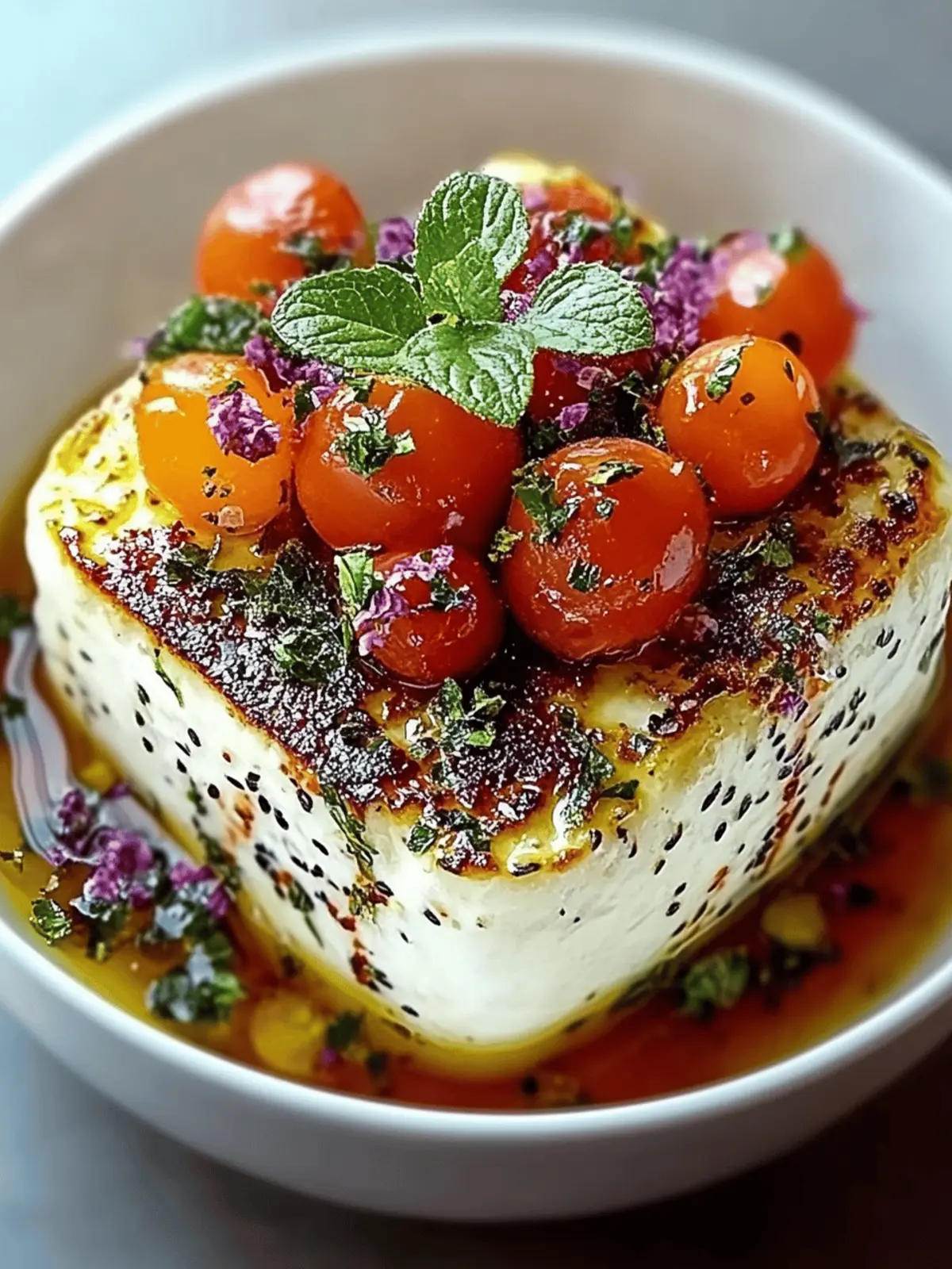 Gebackener Schafskäse griechischer Art mit Gemüse 5 Gebackener Schafskäse griechischer Art