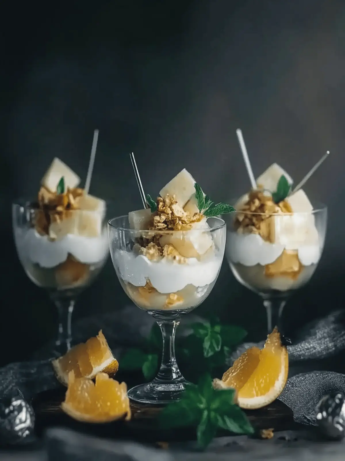 Eierlikör-Apfel-Speculoos-Mousse