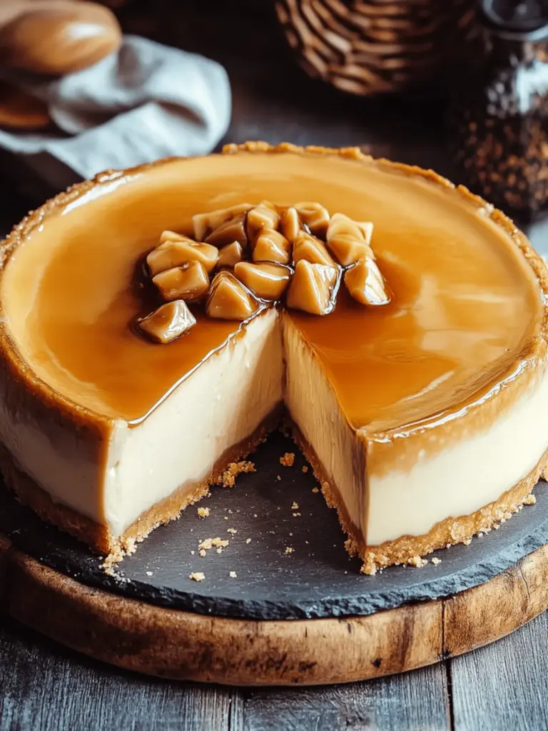 Gesalzene Karamellkäsekuchen
