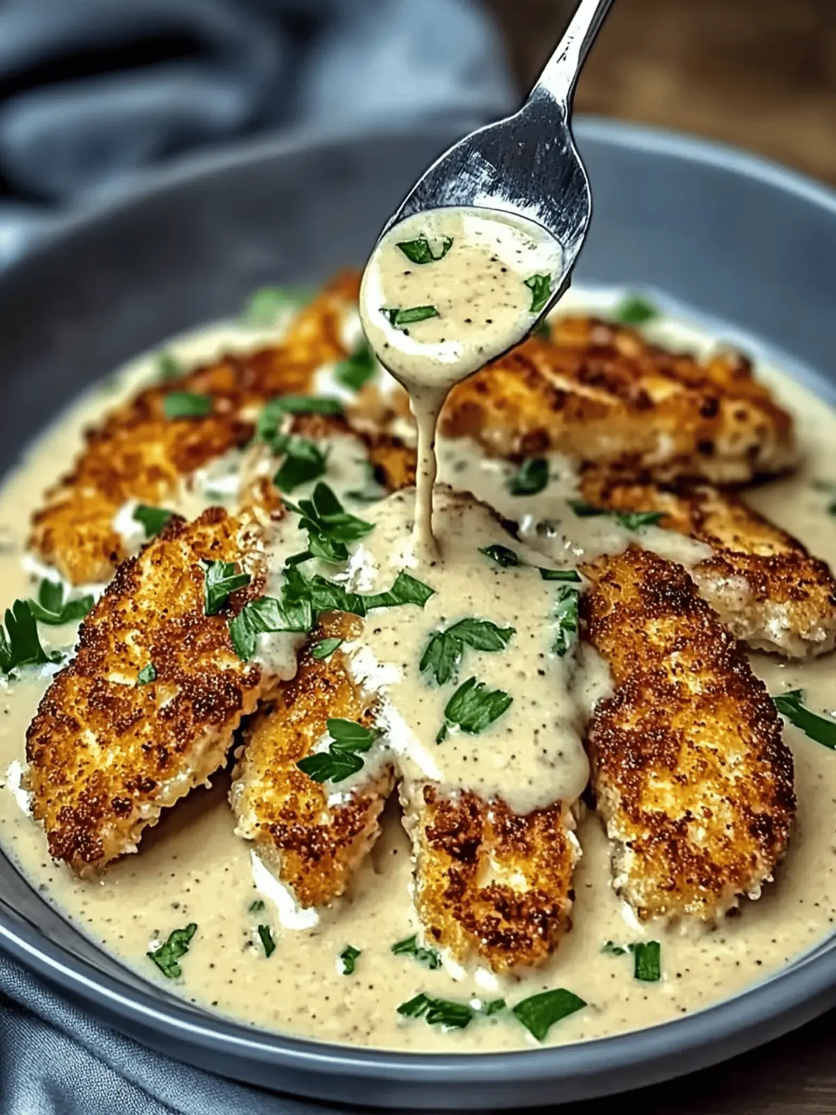 Parmesan-Hühnchen mit cremiger Knoblauchsauce schnell & lecker 5 Parmesan-Hühnchen mit cremiger Knoblauchsauce