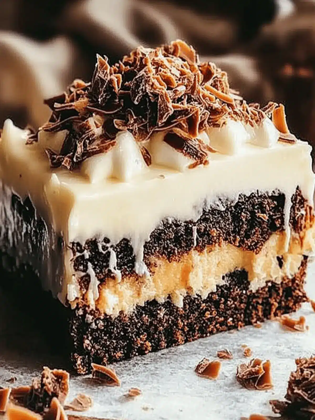 Schokoladenkarottenkuchen mit Frischkäse-Frosting Genuss 4 Schokoladenkarottenkuchen mit Frischkäse-Frosting