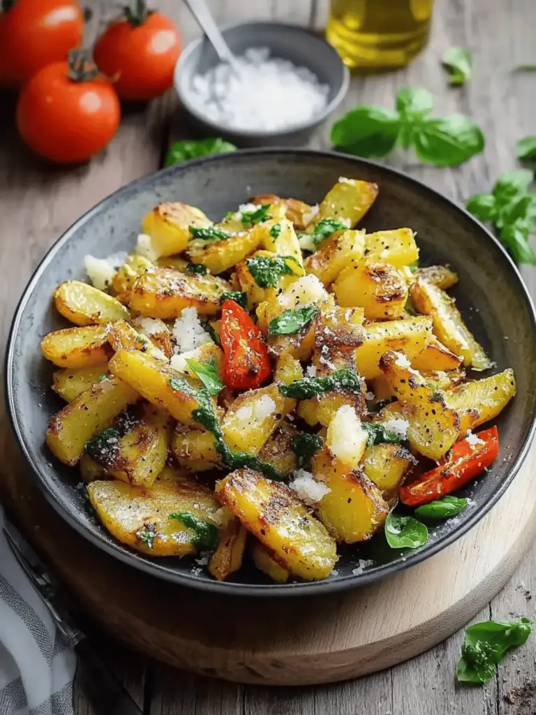 Fried kohlrabi in Mediterranean style - A healthy and delicious vegetable dish