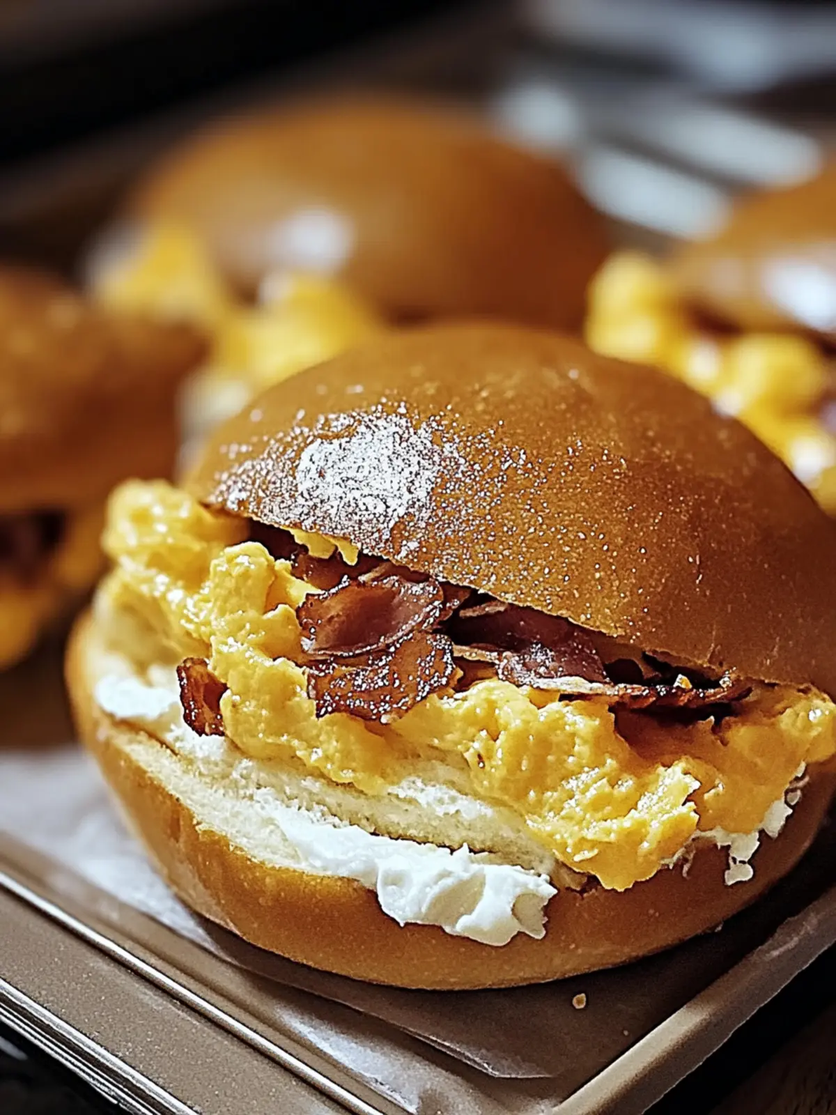 Knusprige Frühstücks-Slider