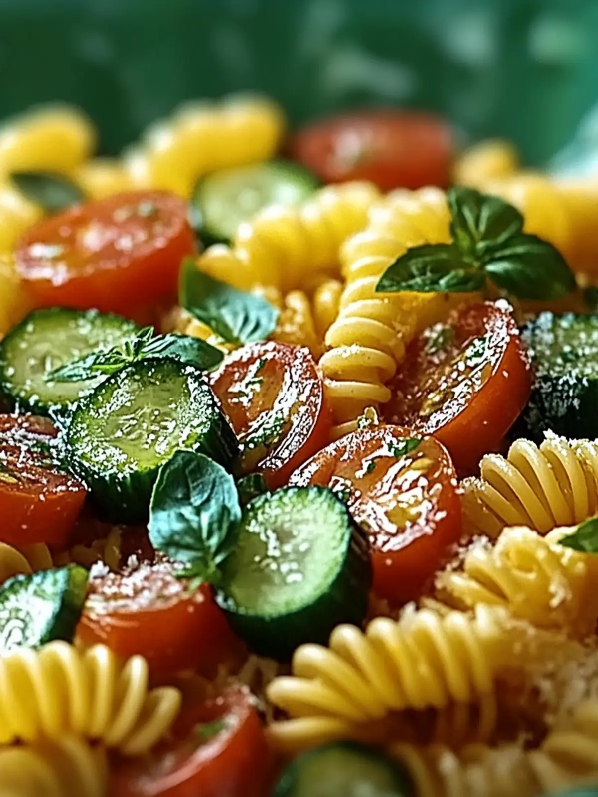 Tomaten- und Zucchini-Pasta