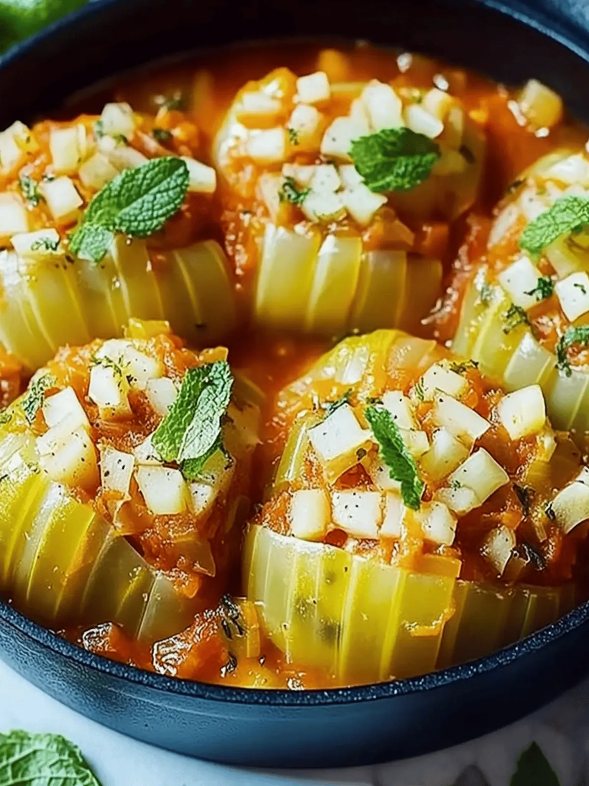 Vegetarische Kohlrouladen für ein gesundes Dinner 5 Vegetarische Kohlrouladen