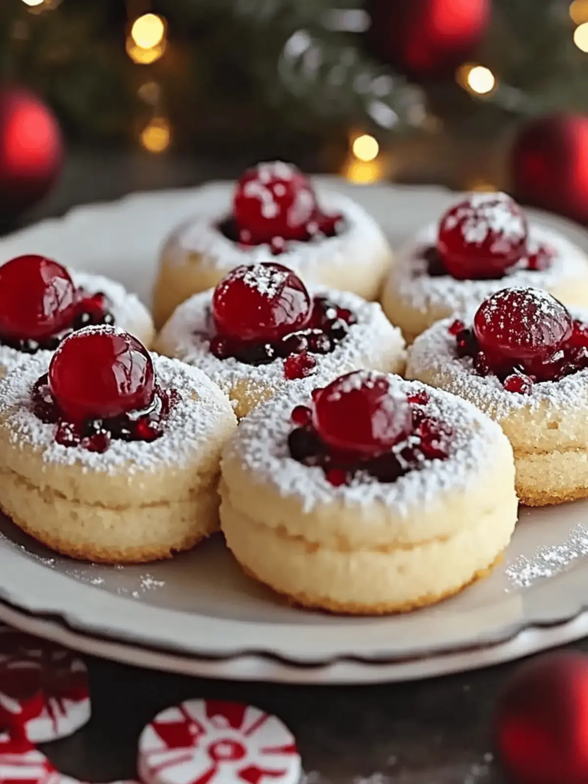 Weihnachts-Marascino-Kirsch-Shortbread-Kekse selbstgemacht 4 Weihnachts-Marascino-Kirsch-Shortbread-Kekse