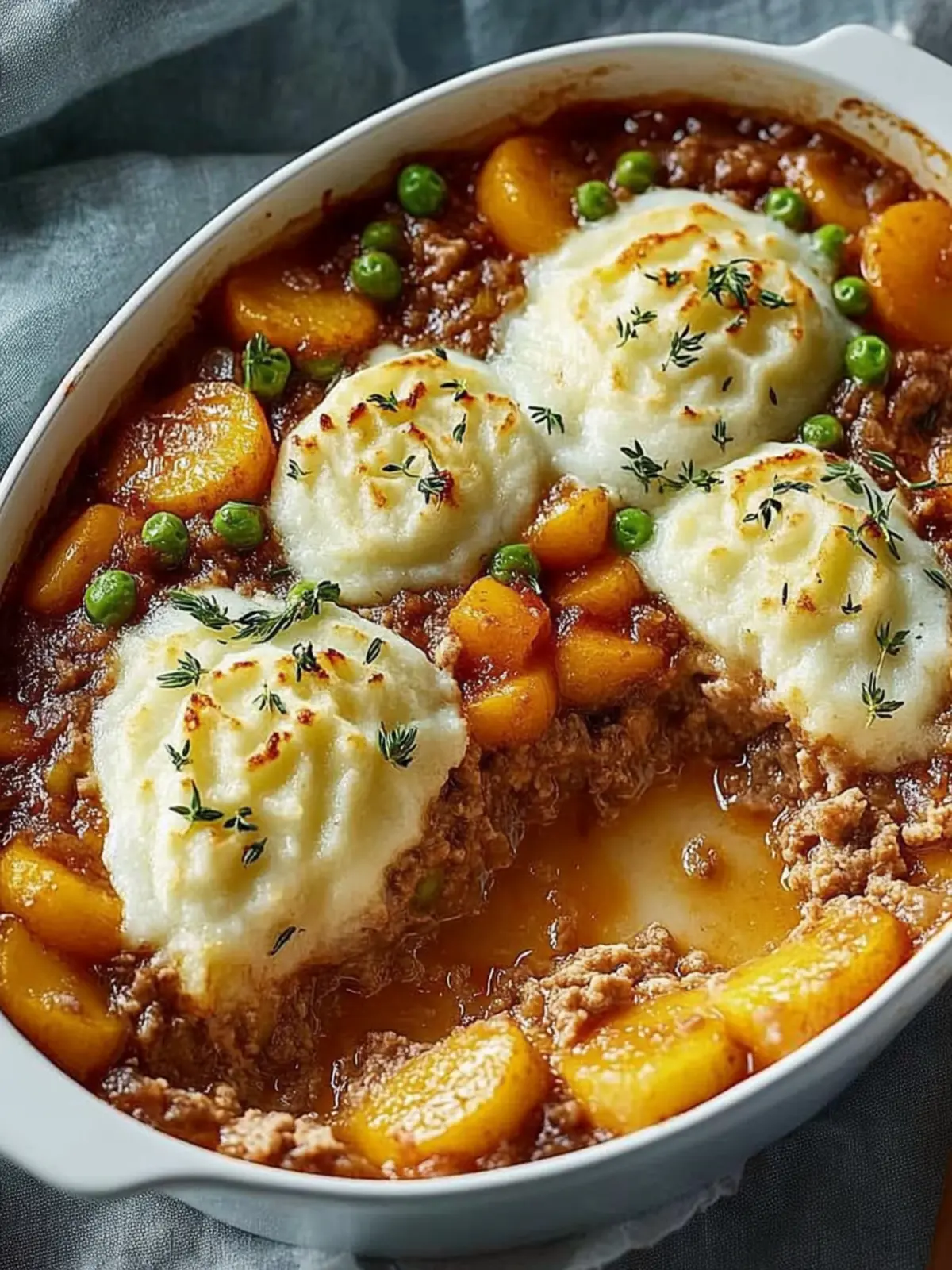 Hirtenpastete britischer Auflauf für Gemütliche Abende 4 Hirtenpastete britischer Auflauf