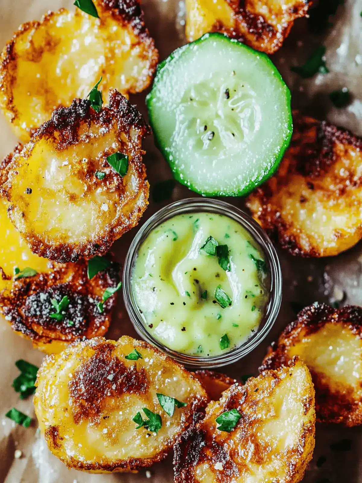 Krosse zerdrückte Kartoffeln für den perfekten Genuss 2 Krosse zerdrückte Kartoffeln