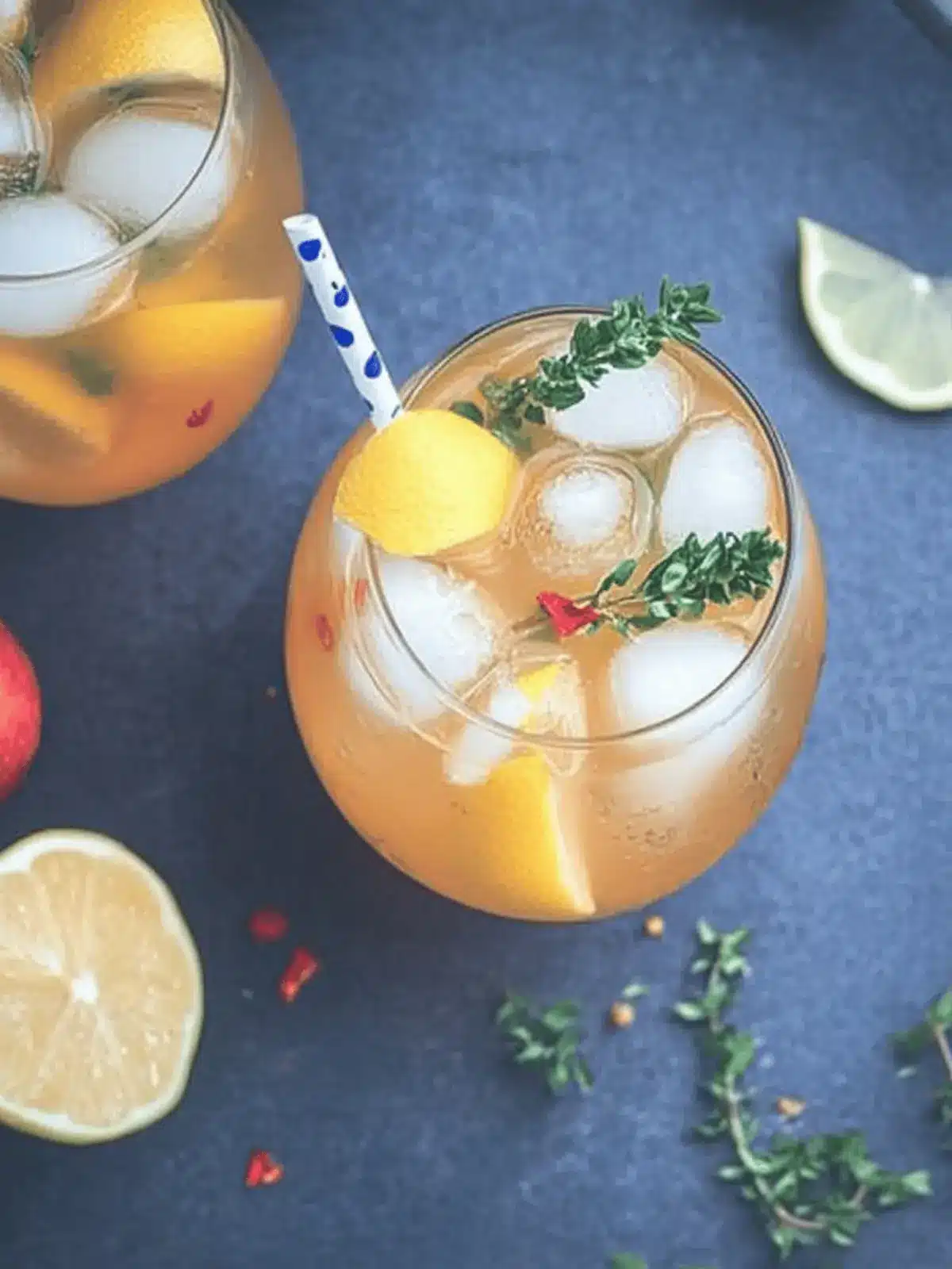 Ein galaktischer Apfel-Zimt-Gin-Cidre-Cocktail 2 Ein galaktischer, köstlicher Apfel-Zimt-Gin-Cidre-Cocktail