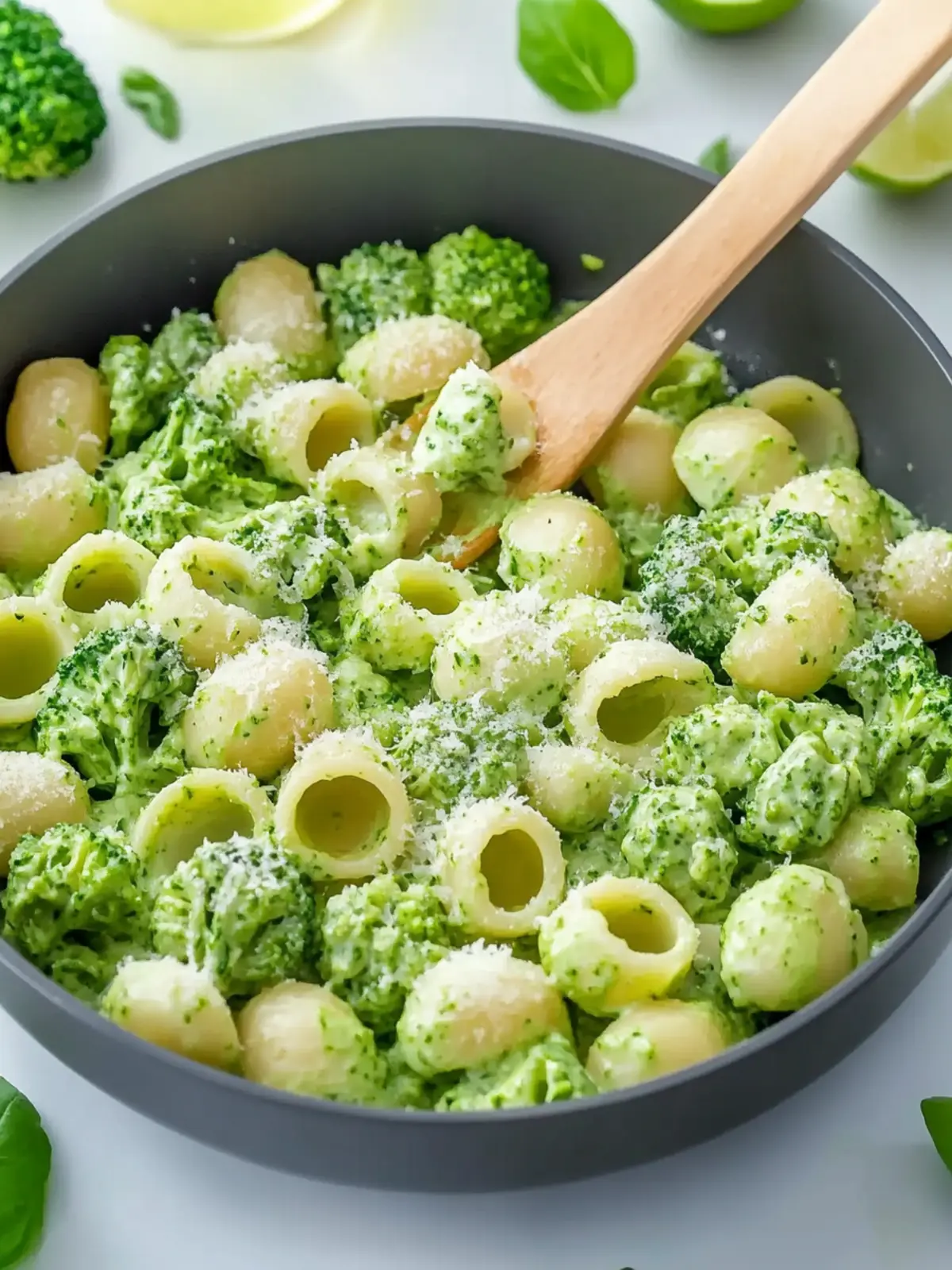 Leichte und gesunde Brokkoli-Pasta