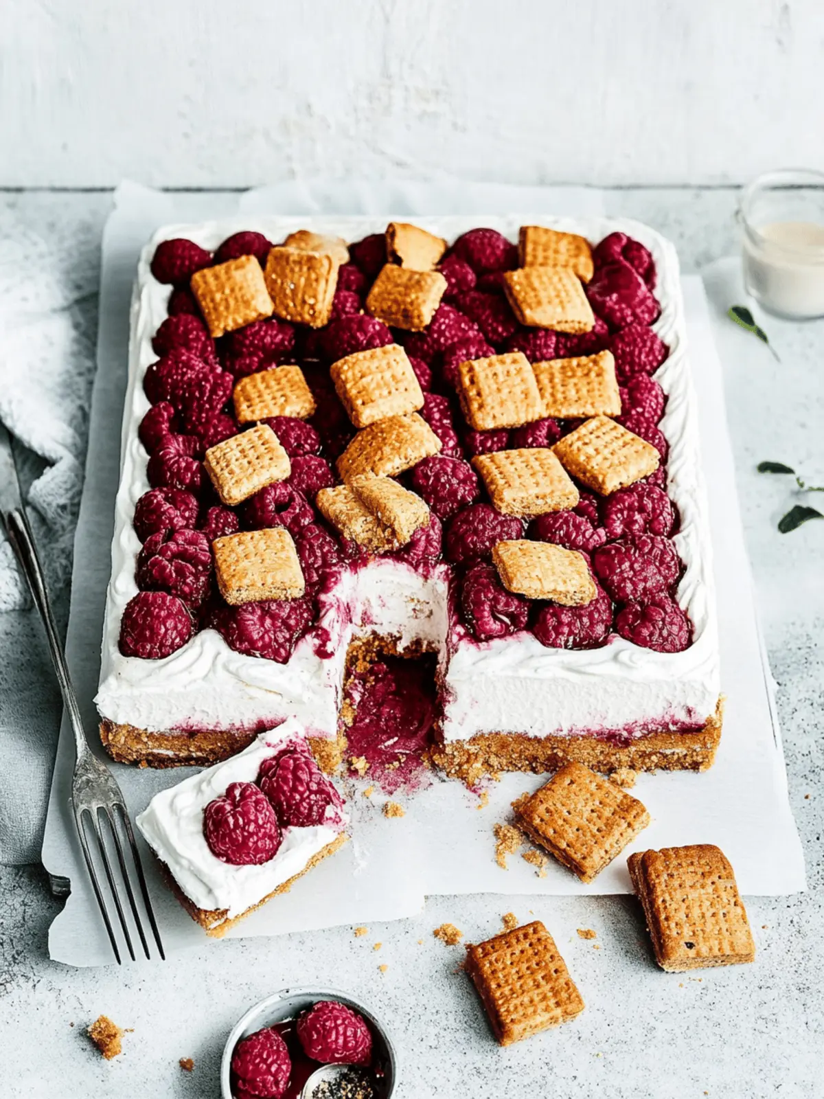 Saftiger Spekulatius Kuchen mit Kirschkompott 2 Spekulatius Kuchen