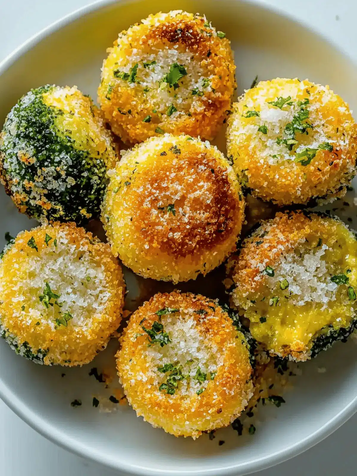 Knusprige Brokkoli- und Käsenuggets für Jedermann 4 Knusprige Brokkoli- und Käsenuggets