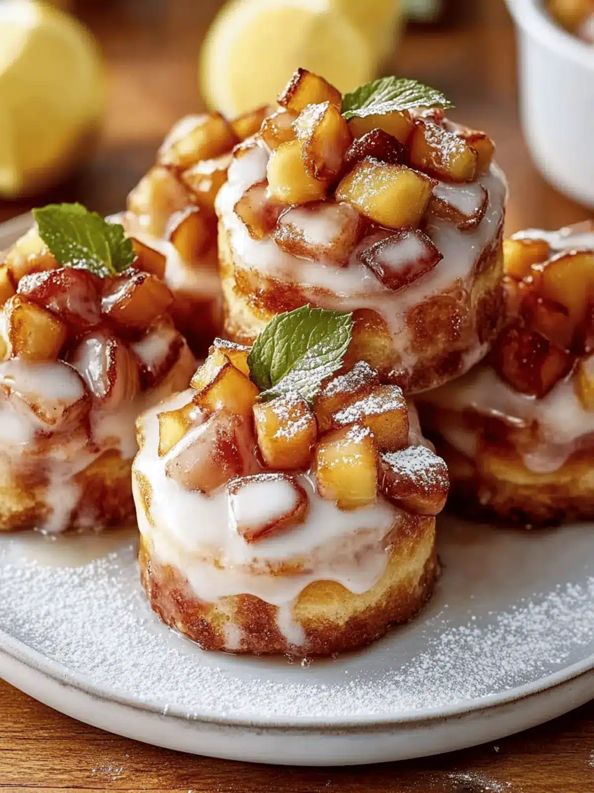 Apfel-Zimt-Schnecken vom Backblech