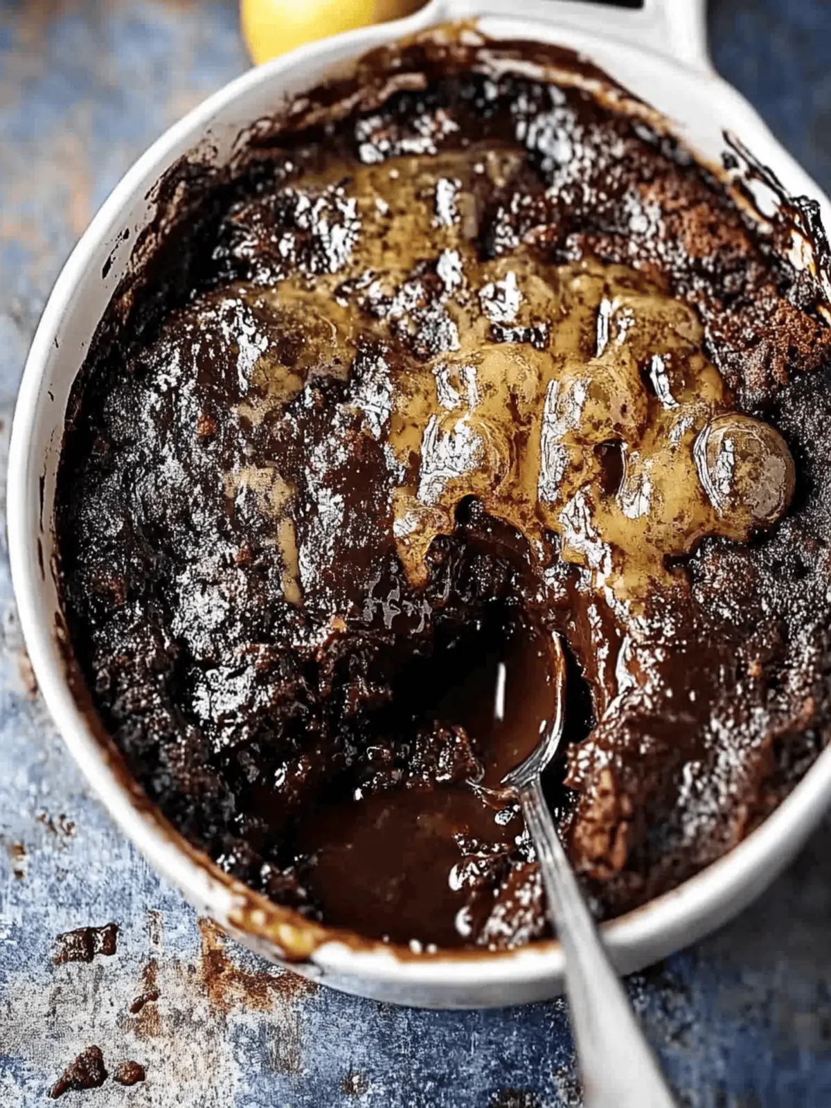 Heißer Schokoladenpuddingkuchen für Schokoladenliebhaber 2 Heißer Schokoladenpuddingkuchen