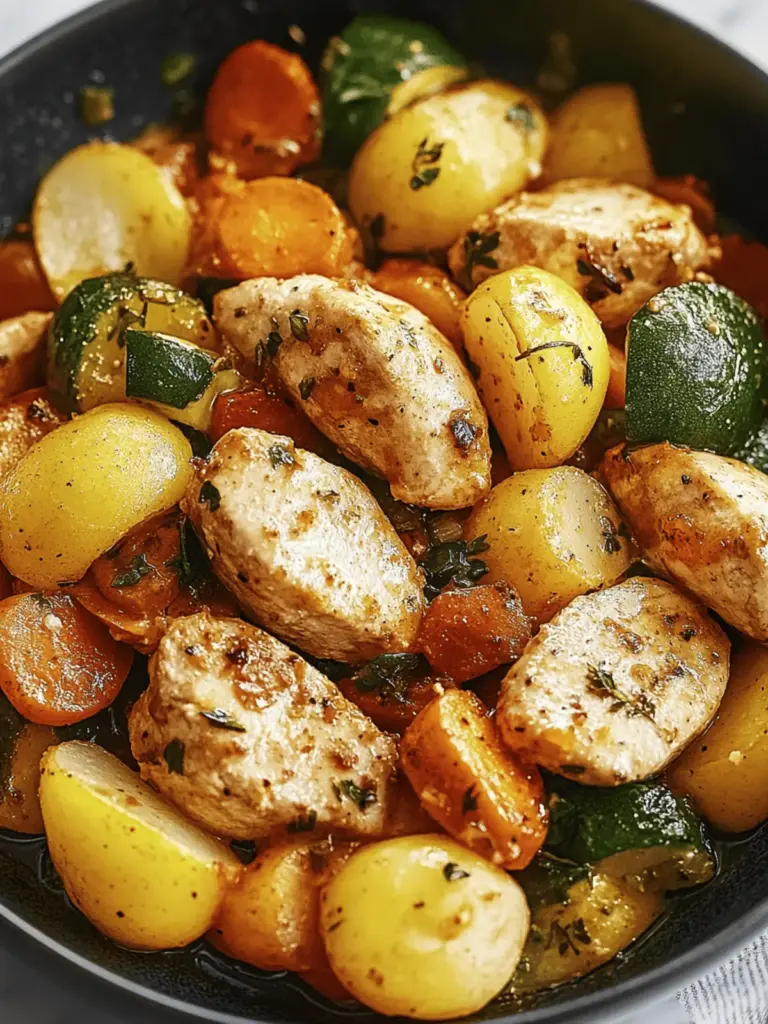 Hühnchen-Pfanne mit Gemüse