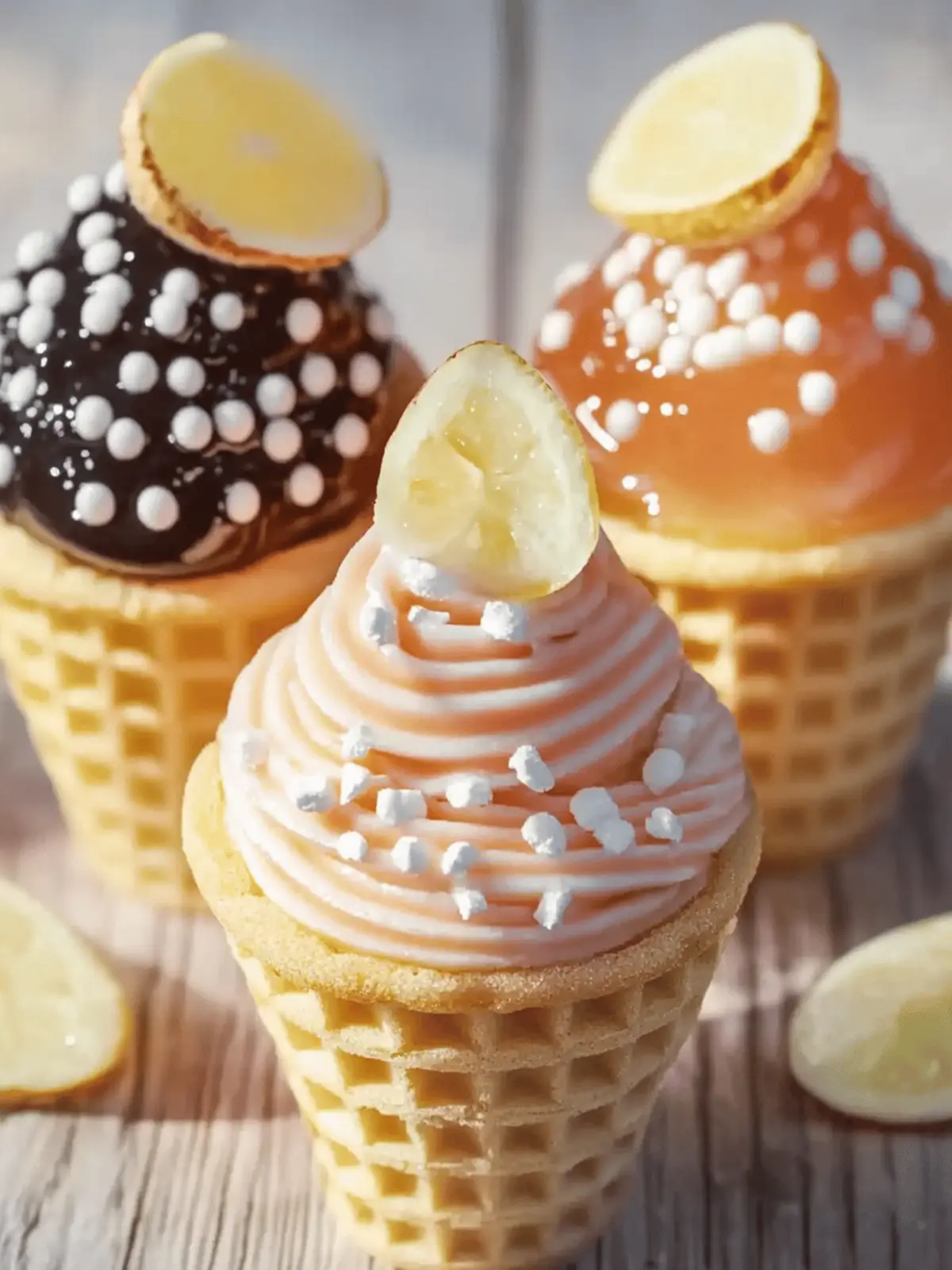 Kuchen im Waffelbecher einfach und schnell machen 5 Kuchen im Waffelbecher