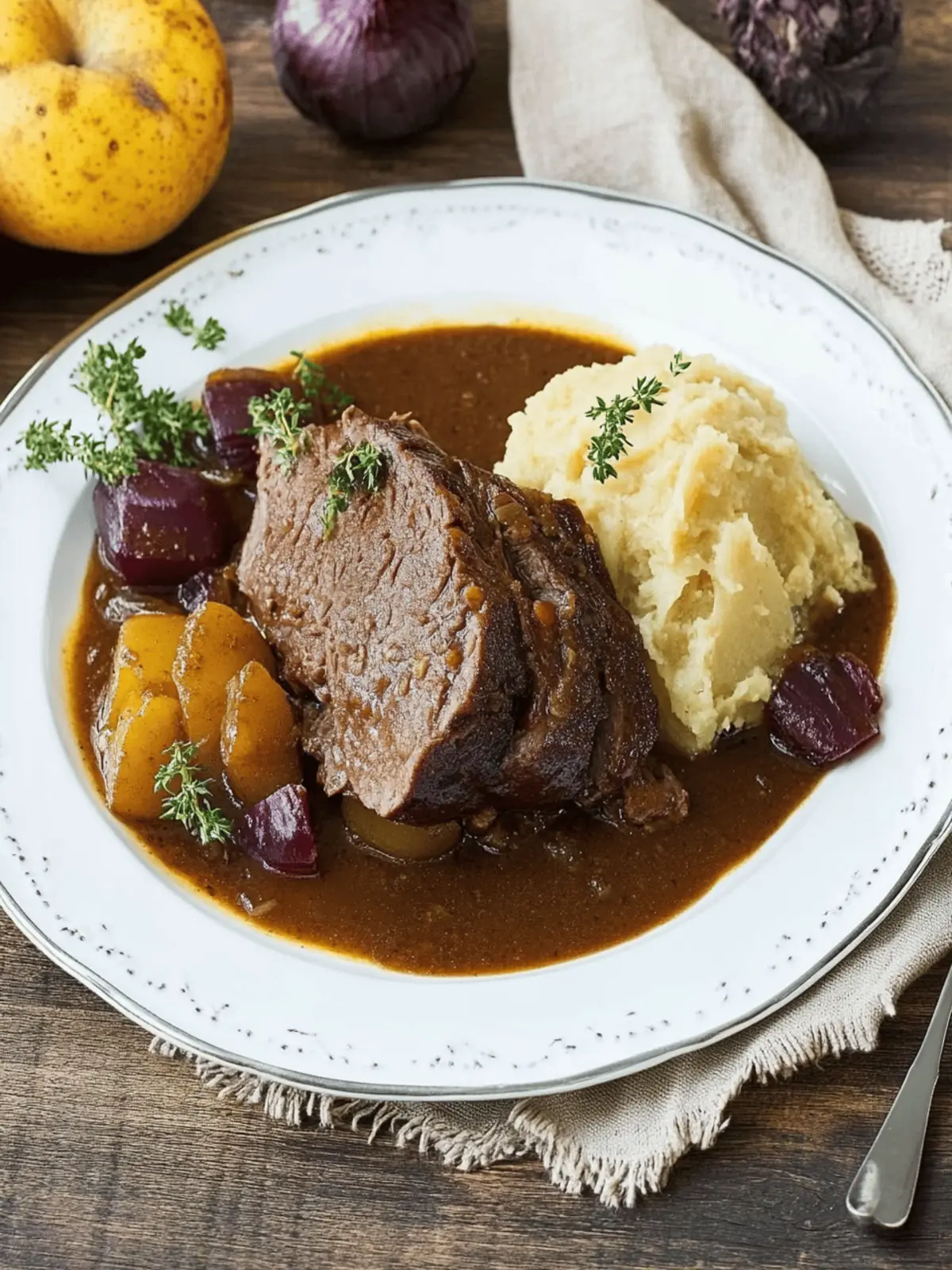 Sauerbraten - Traditioneller deutscher Schmorbraten 2 Sauerbraten