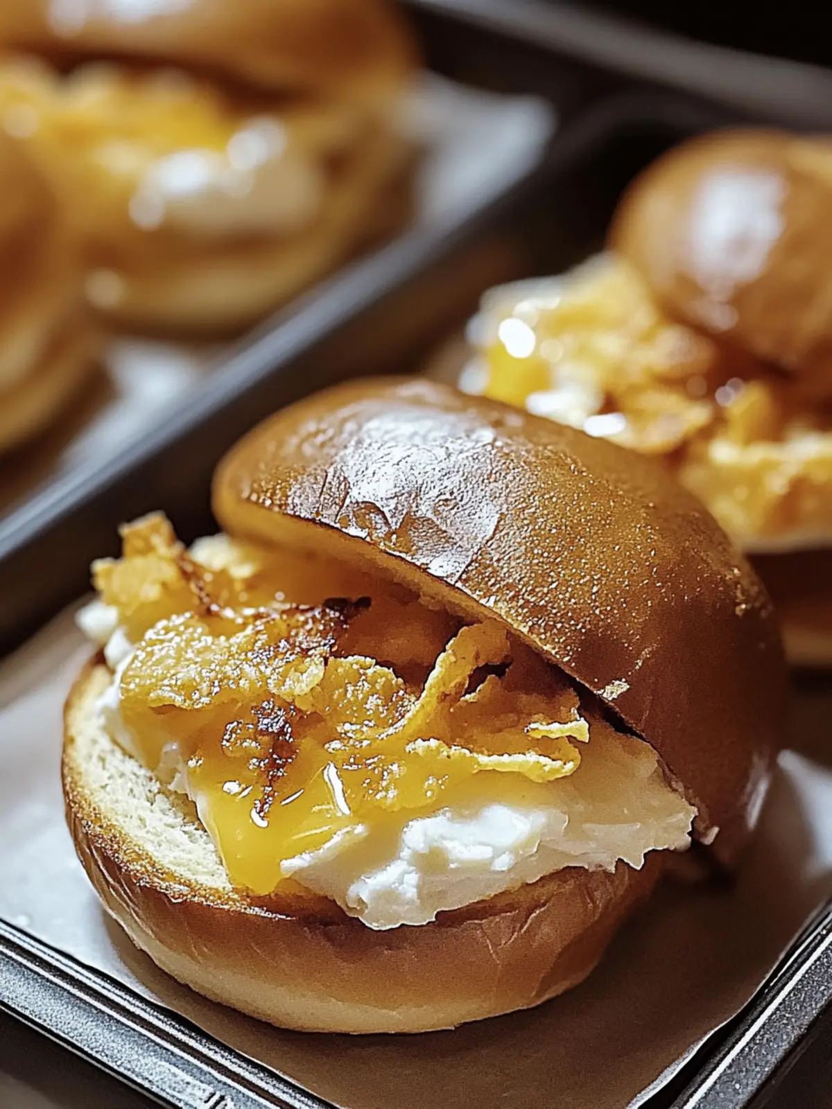 Knusprige Frühstücks-Slider