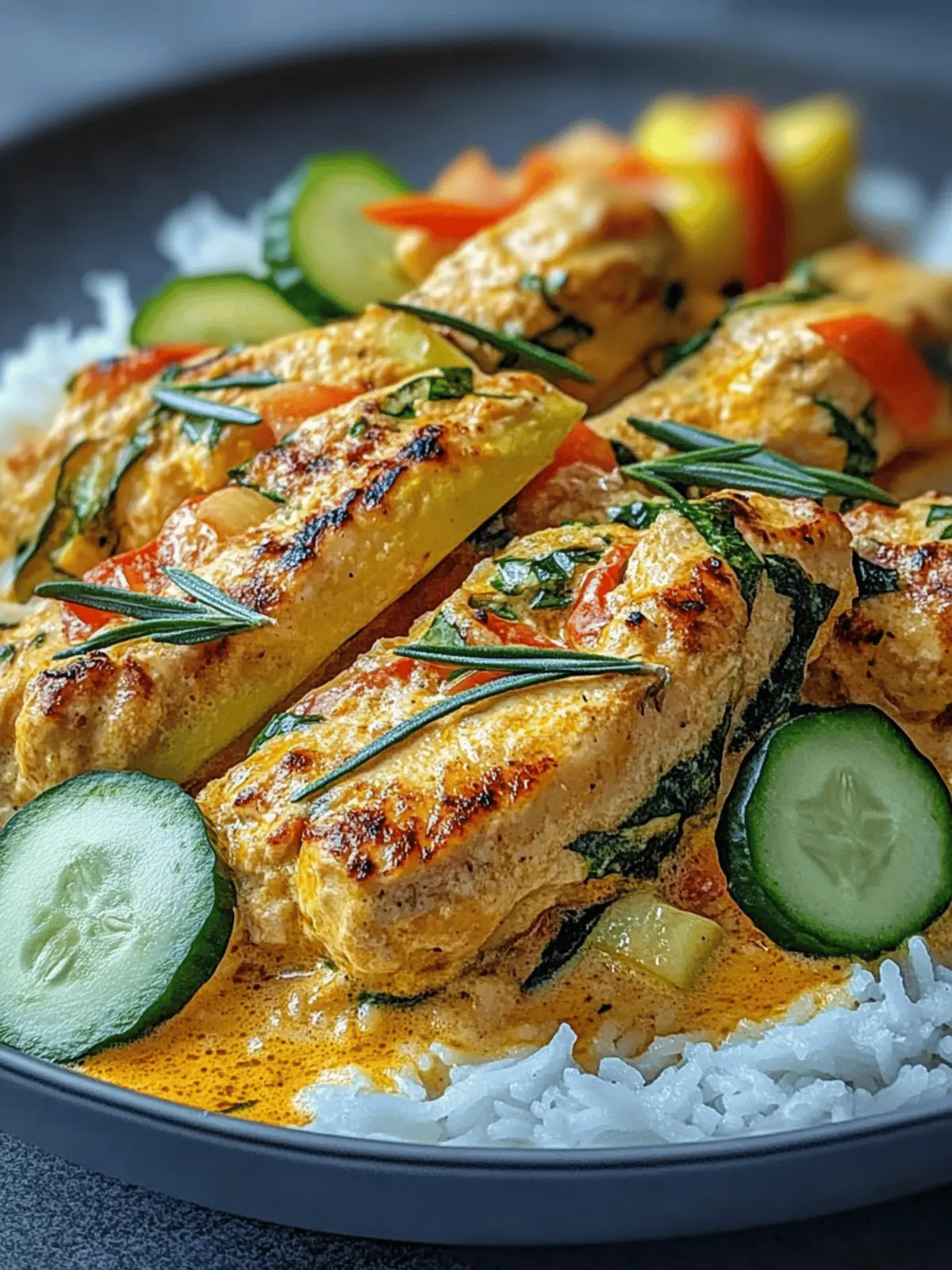 Cremige Paprika Zucchini Hühnchen für jeden Tag 2 Cremige Paprika Zucchini Hühnchen