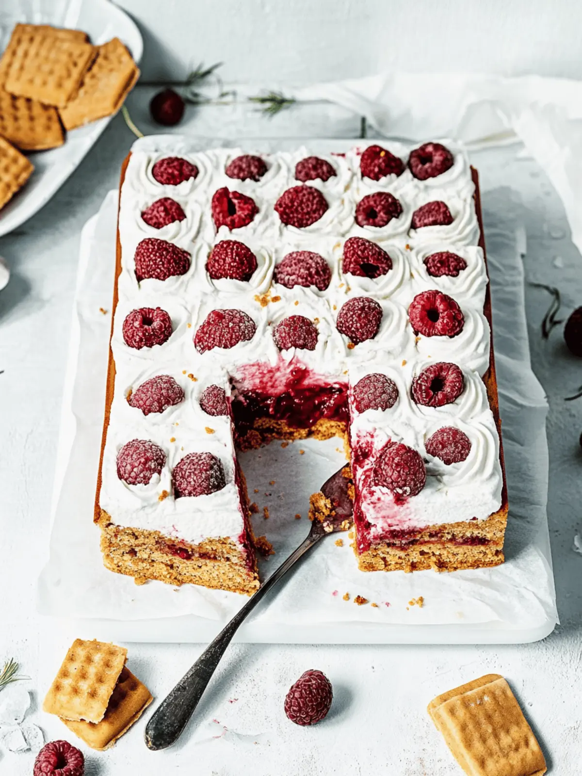 Saftiger Spekulatius Kuchen mit Kirschkompott 5 Spekulatius Kuchen