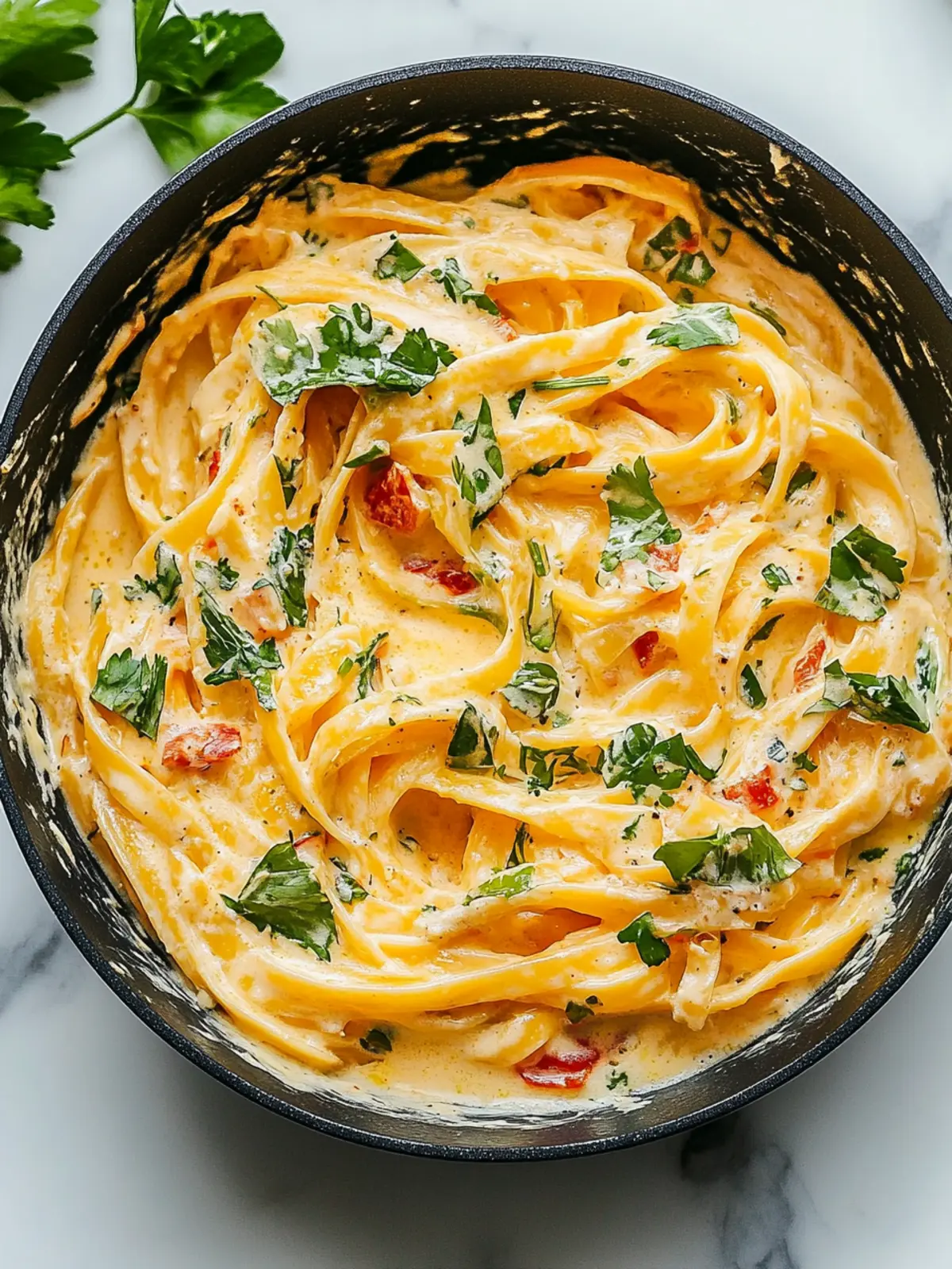 Diese getrocknete Tomaten-Pasta