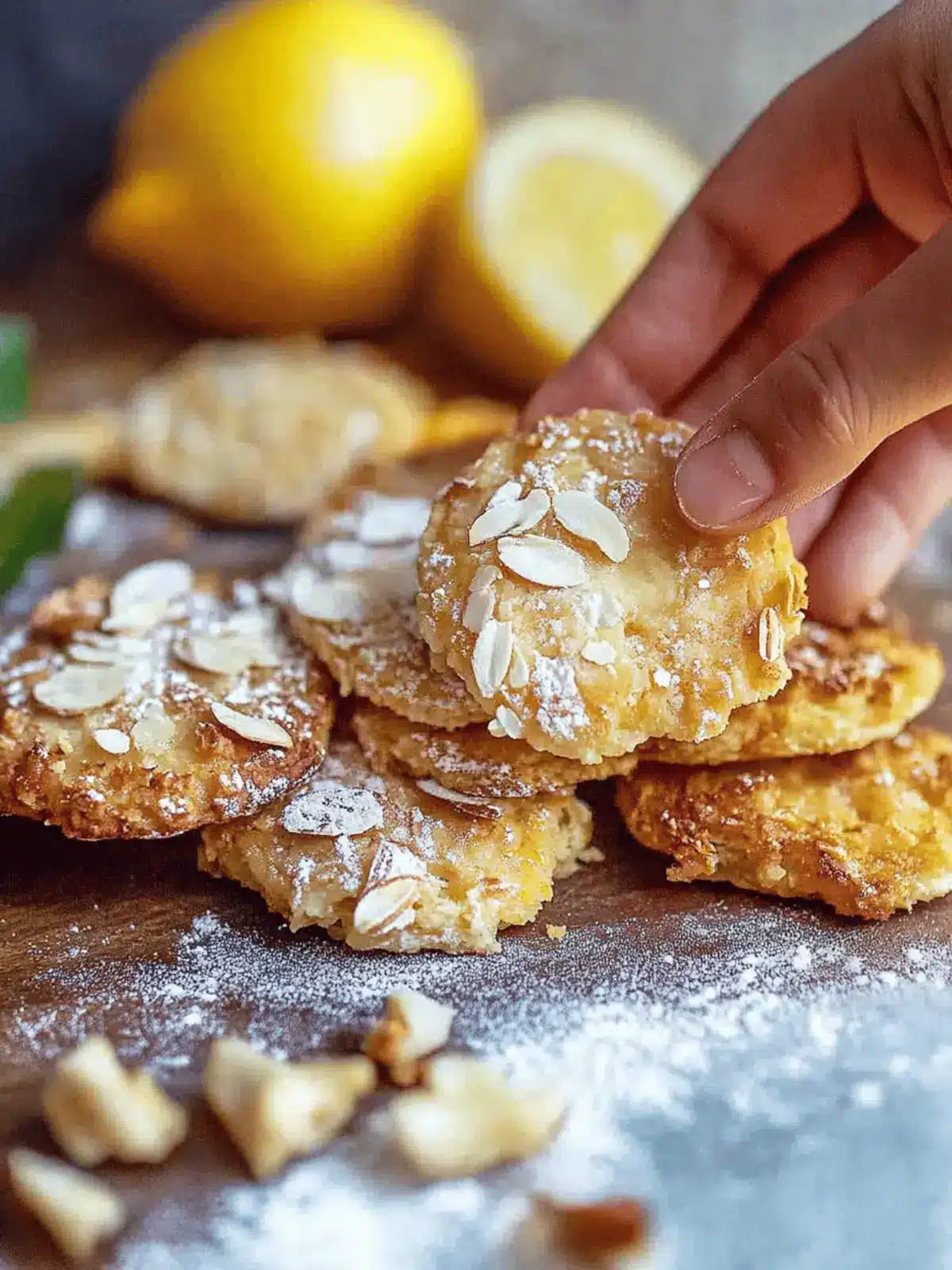 Apfel- und Haferflockenkekse