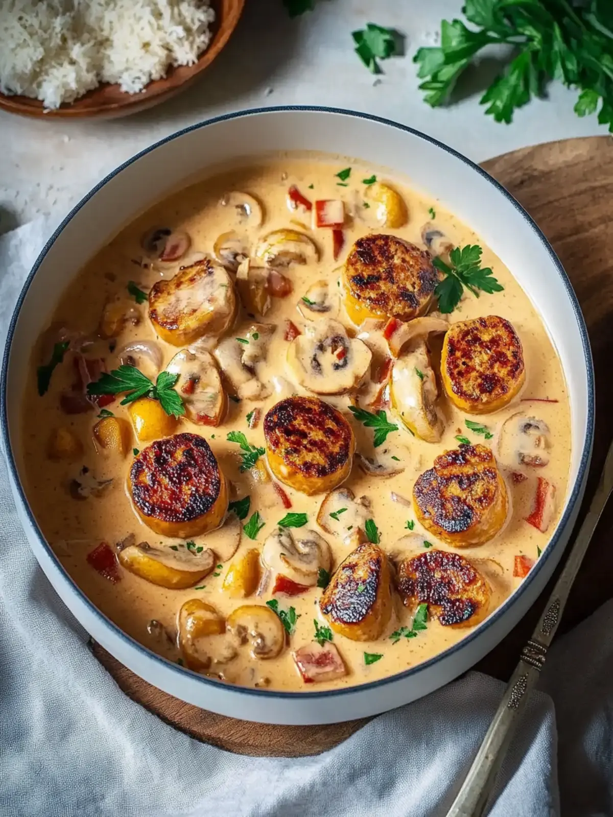 Filettopf mit Champignons für gemütliche Abende 4 Filettopf mit Champignons