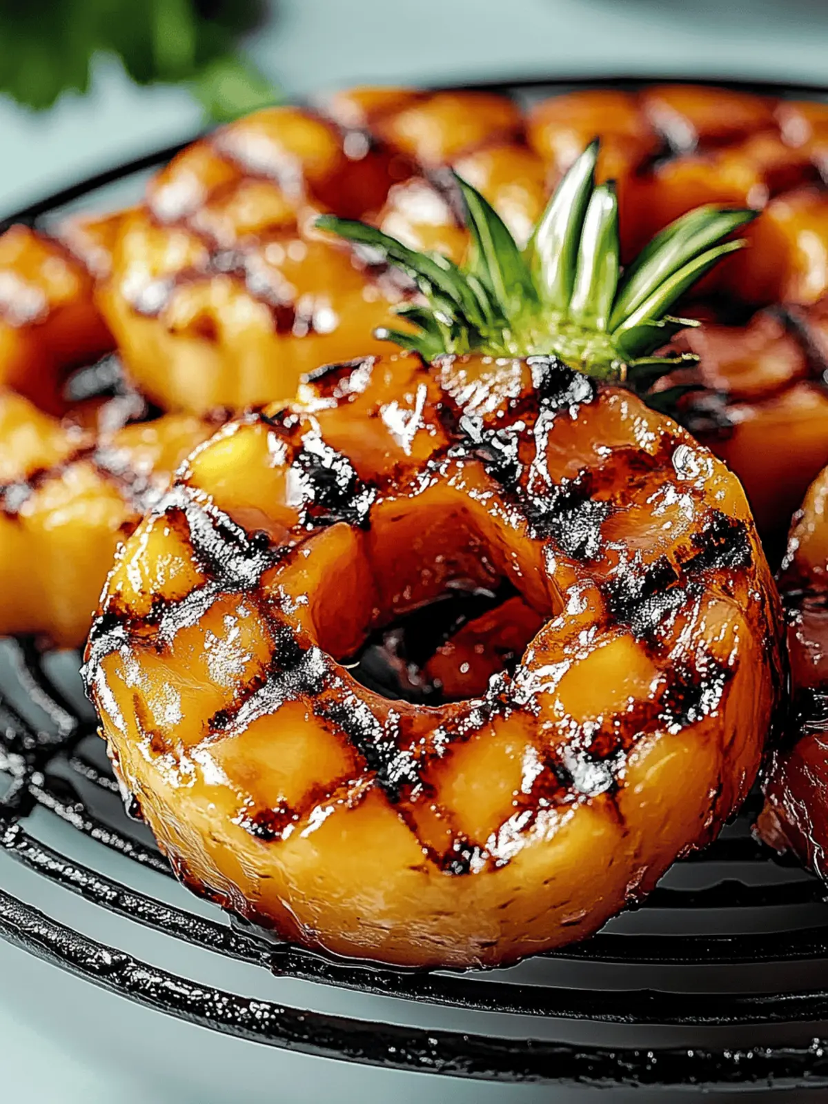 Gegrillte Ananas mit Honig und Zimt: Sommerlicher Genuss 5 Gegrillte Ananas mit Honig und Zimt