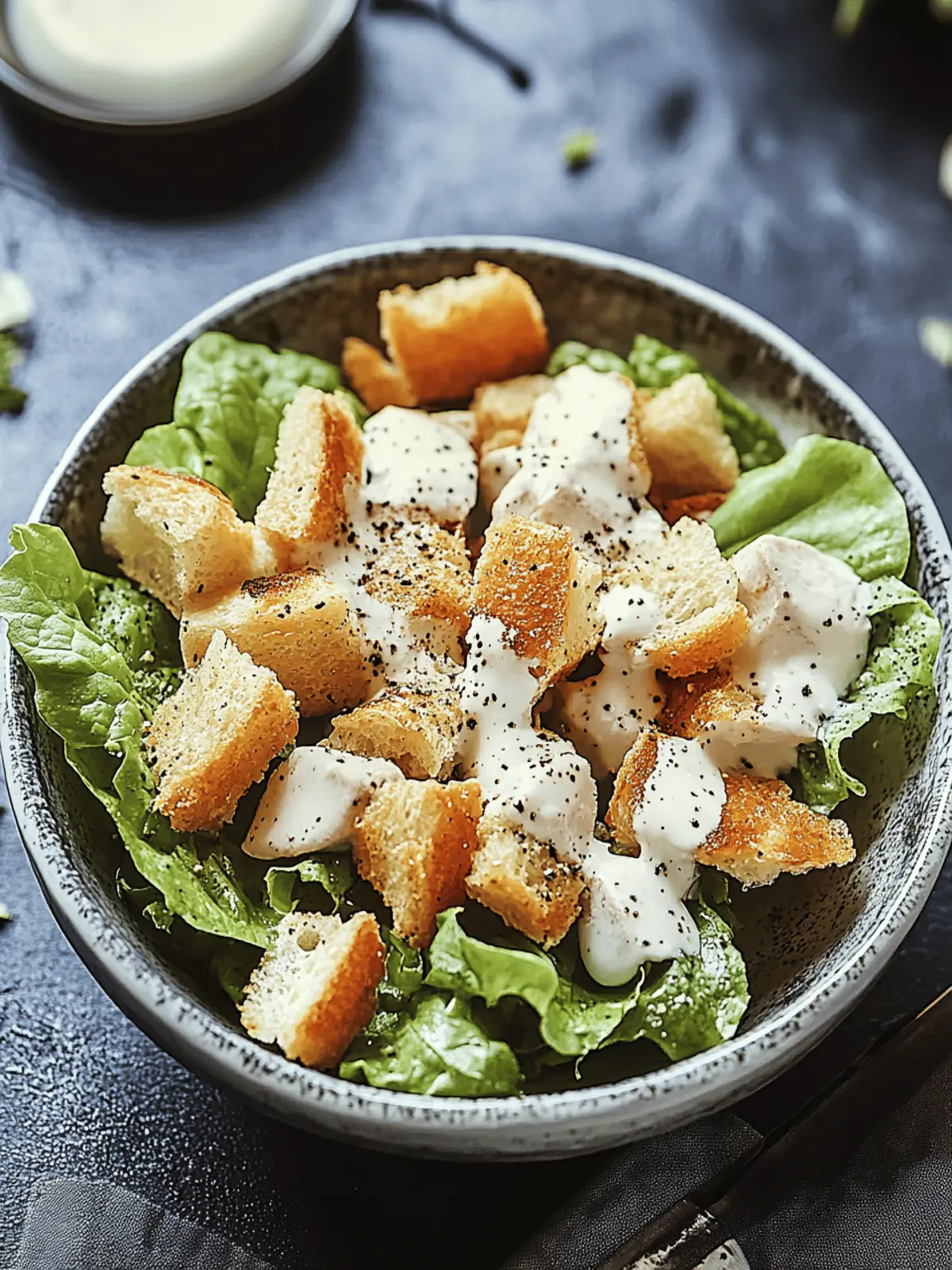 Knuspriger Caesar-Salat ganz einfach selber machen 4 Knuspriger Caesar-Salat