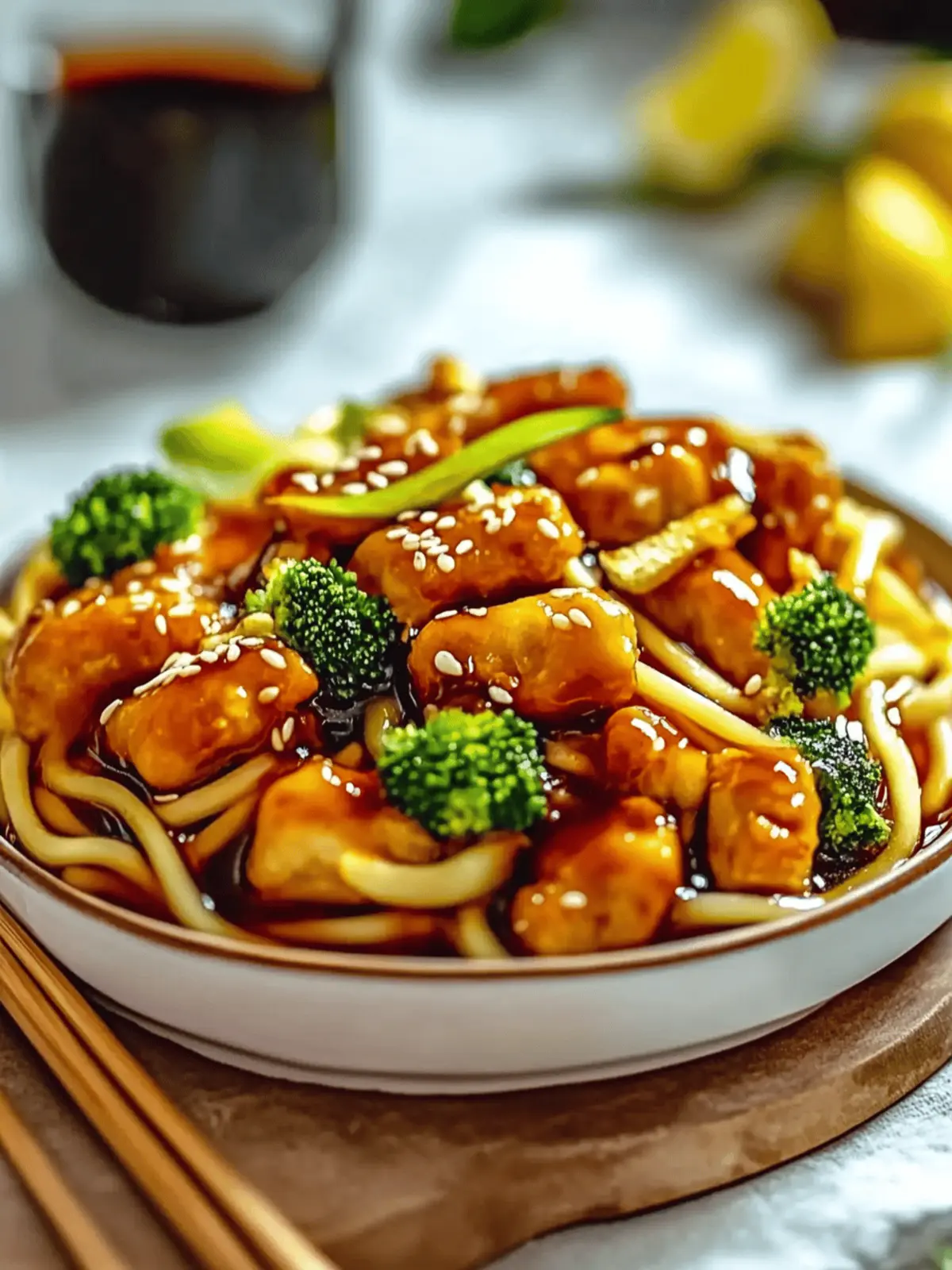 Hühnchen Teriyaki Nudeln in 35 Minuten zubereitet 3 Hühnchen Teriyaki Nudeln