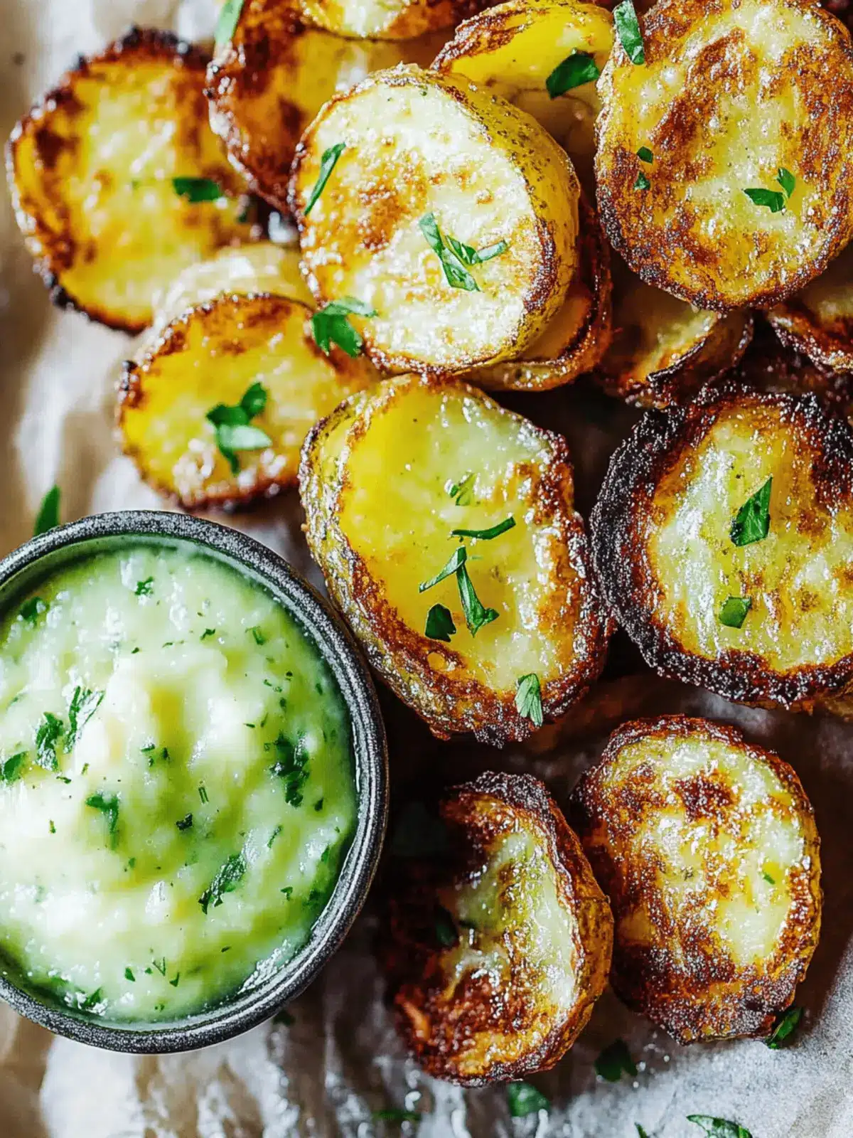 Krosse zerdrückte Kartoffeln für den perfekten Genuss 4 Krosse zerdrückte Kartoffeln