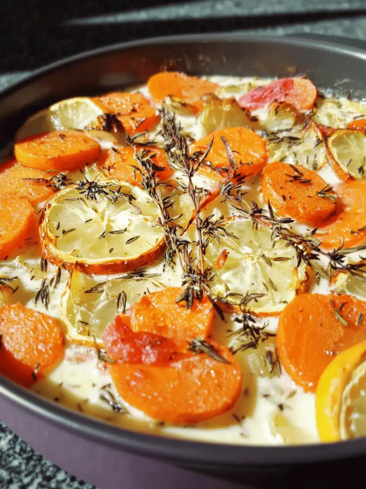 Cremig gerösteter Kohlrabi und Karotten für die Familie 3 Cremig gerösteter Kohlrabi und Karotten