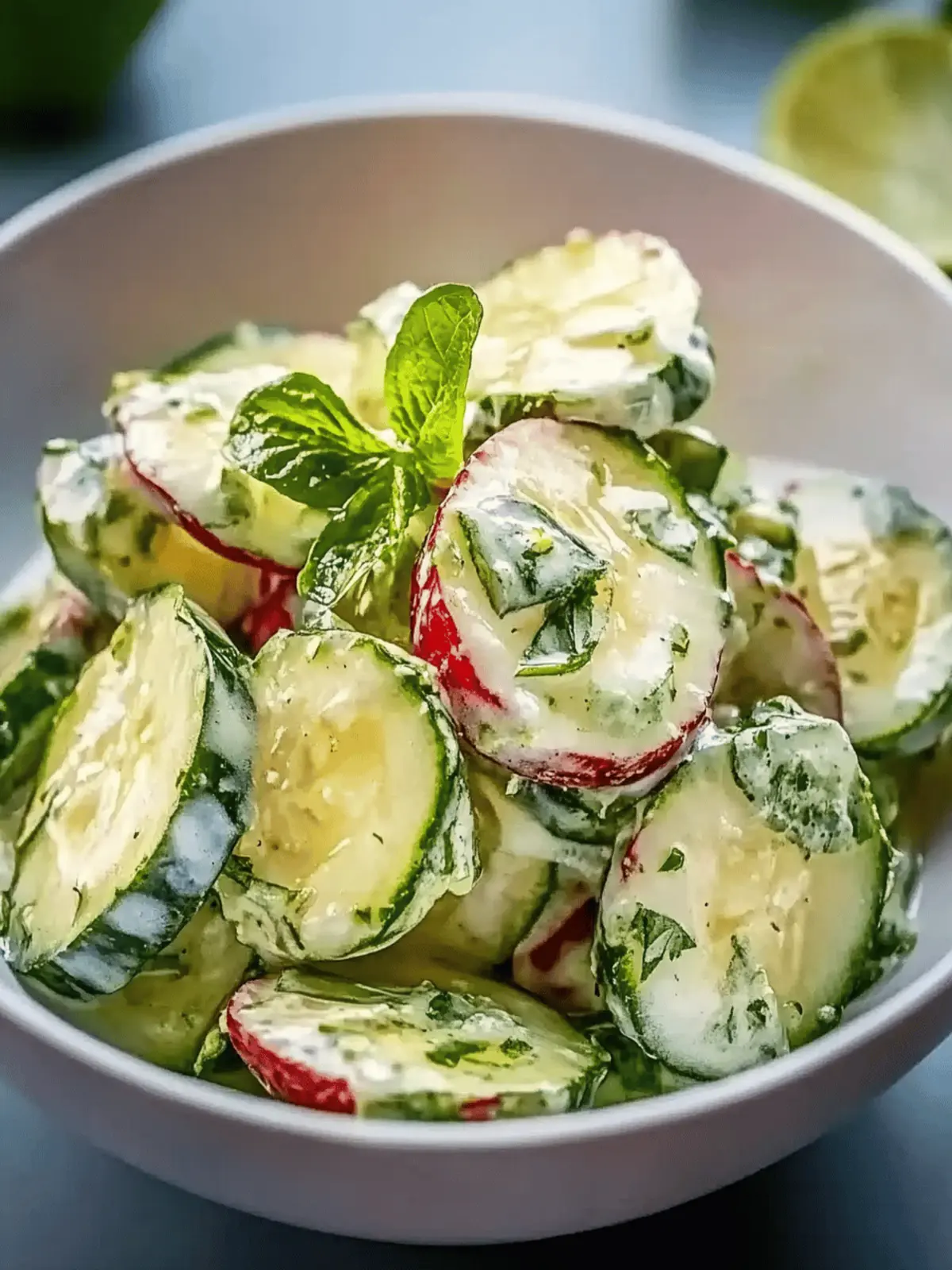 Cremiger Gurken- und Avocadosalat für den Sommer 2 Cremiger Gurken- und Avocadosalat