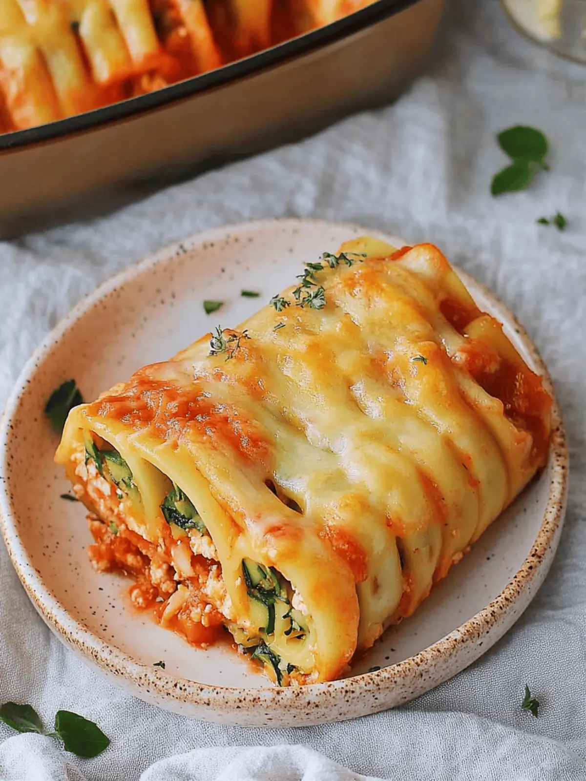 Vegane Lasagne-Rollen für den perfekten Genuss 4 Vegane Lasagne-Rollen