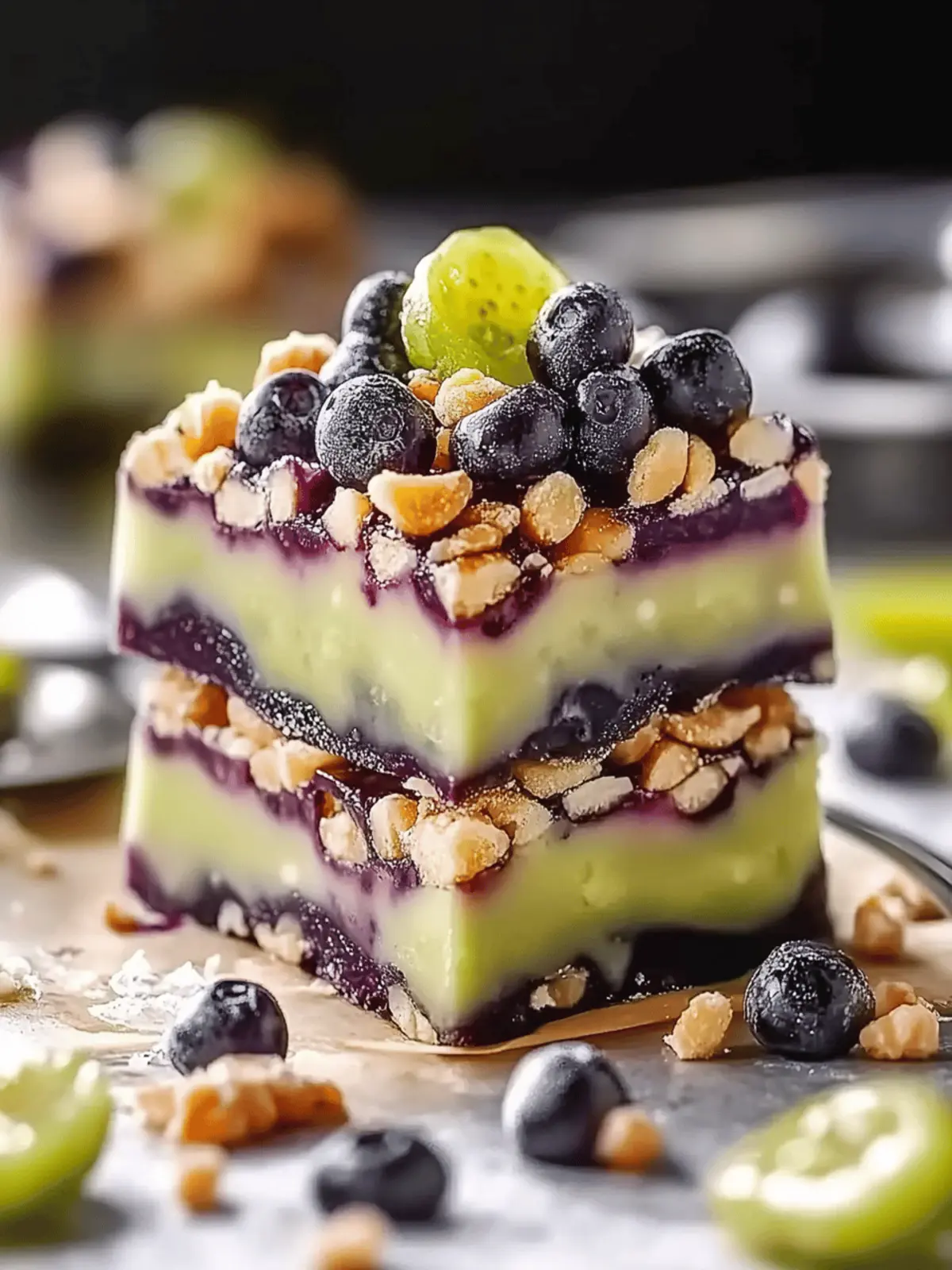 Schwarze Johannisbeere und Pistazien Traumriegel leicht gemacht 2 Schwarze Johannisbeere und Pistazien Traumriegel