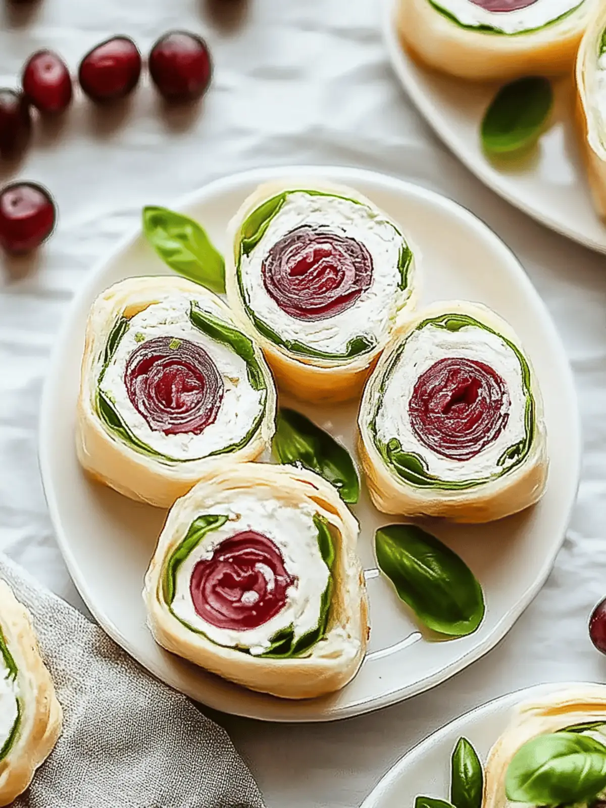 Herzhafte Weihnachts-Preiselbeerbrötchen für Feiern 4 Herzhafte Weihnachts-Preiselbeerbrötchen